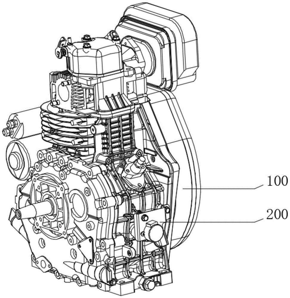 一种小型单缸柴油发动机电控调速装置