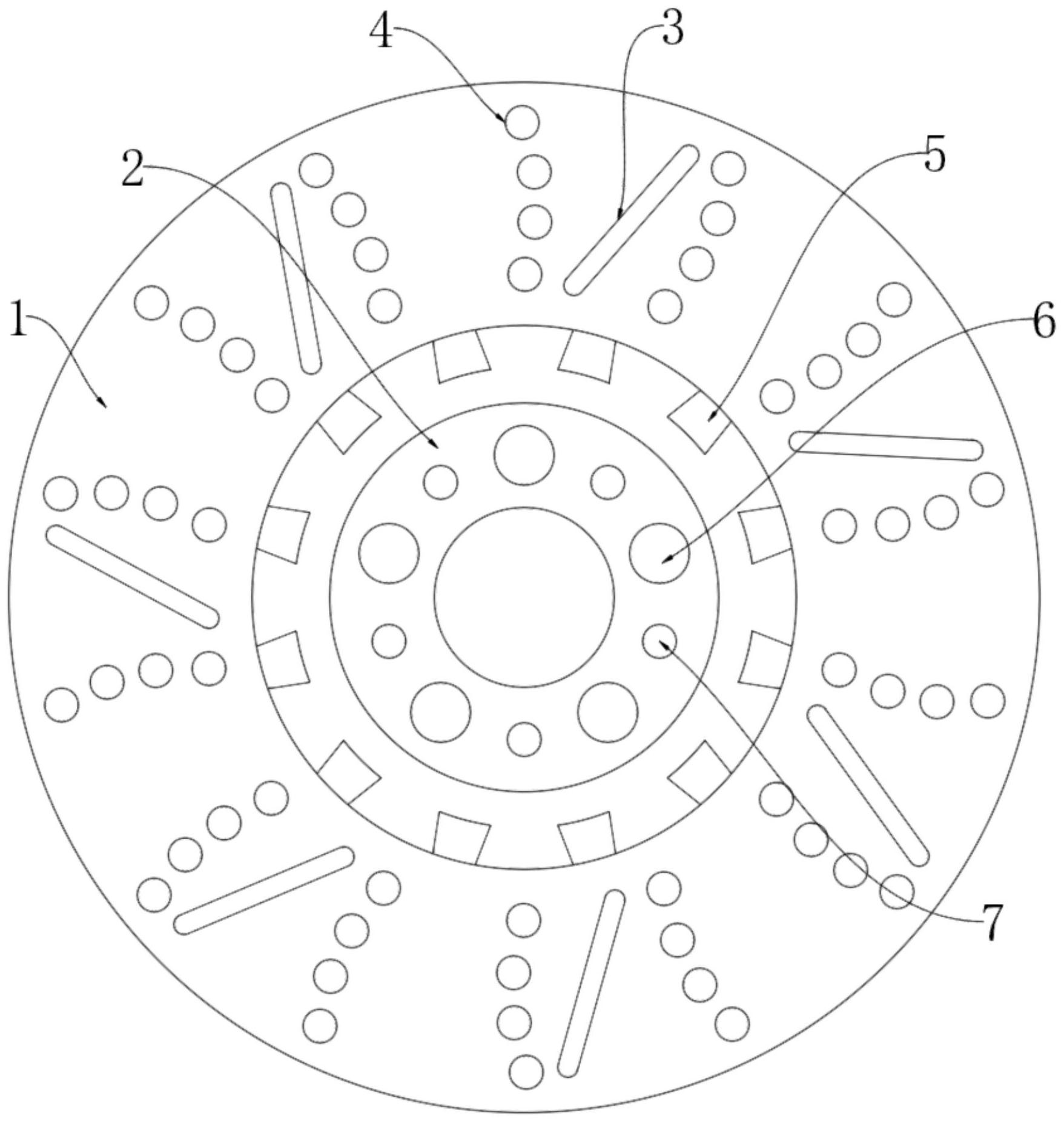 一种新型的汽车刹车盘结构
