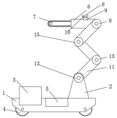 cn112703911a_一种用于市政的道路树枝修剪机器人