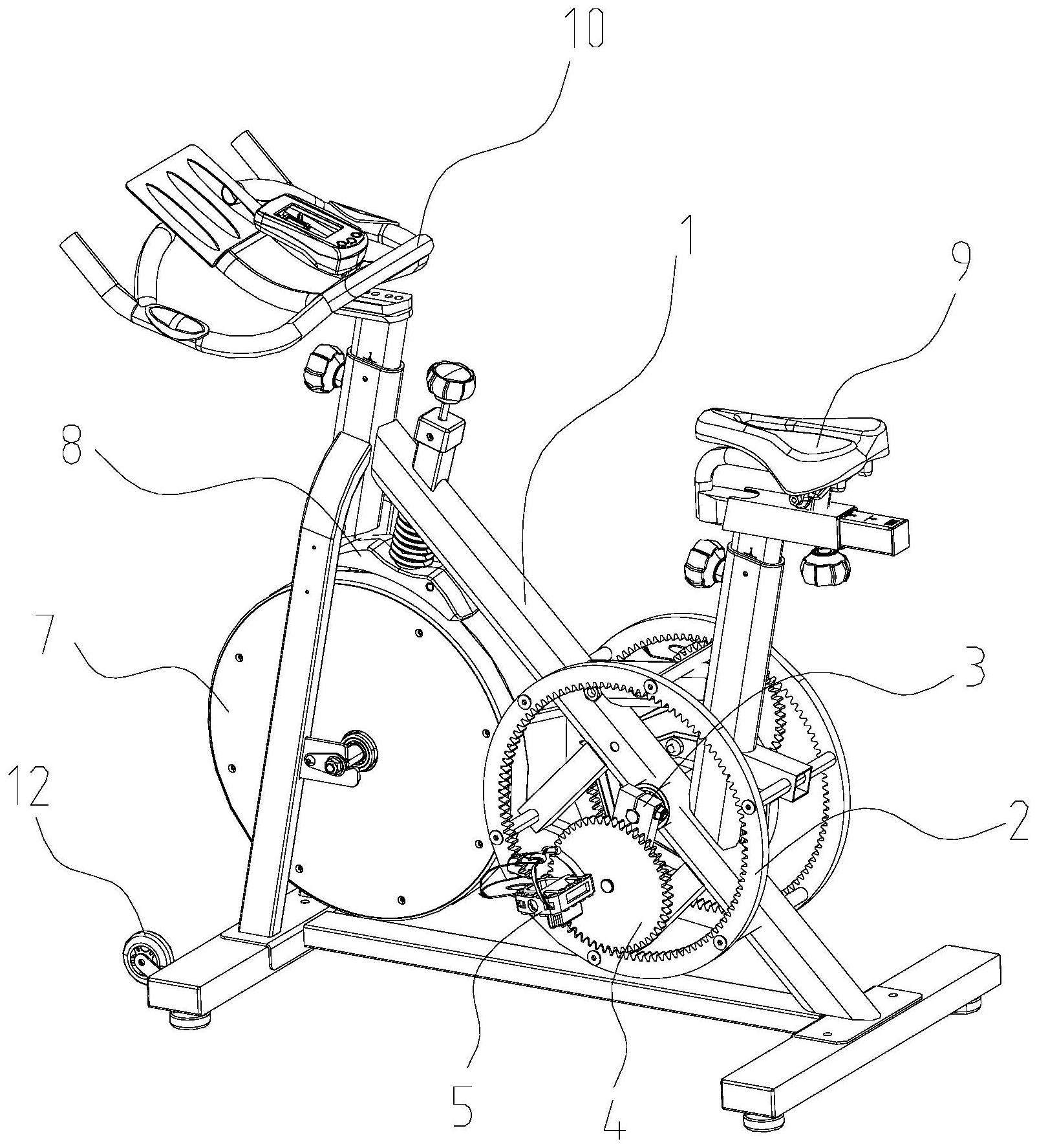 一种多轨迹运动健身器械