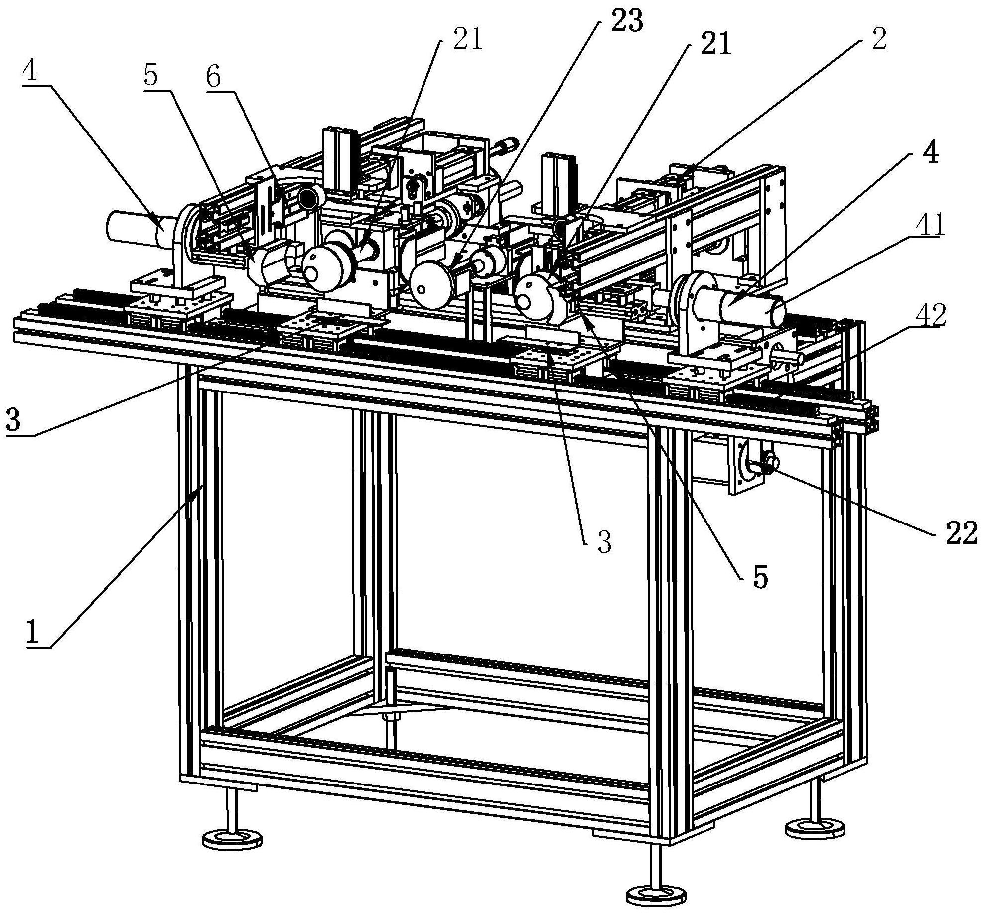 一种编织袋袋口自动折叠机以及生产方法