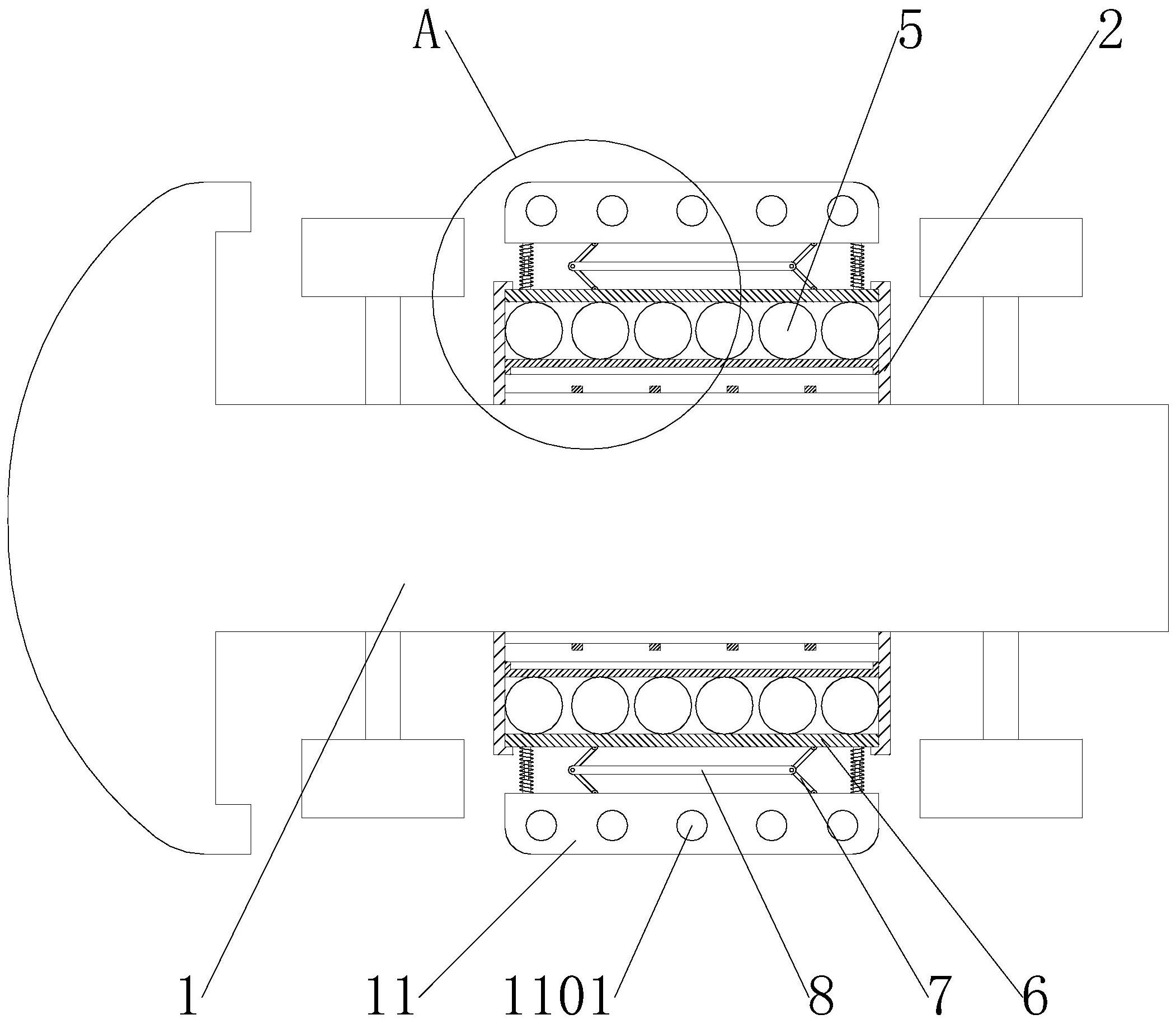 一种卡丁车侧裙的撞击缓冲结构