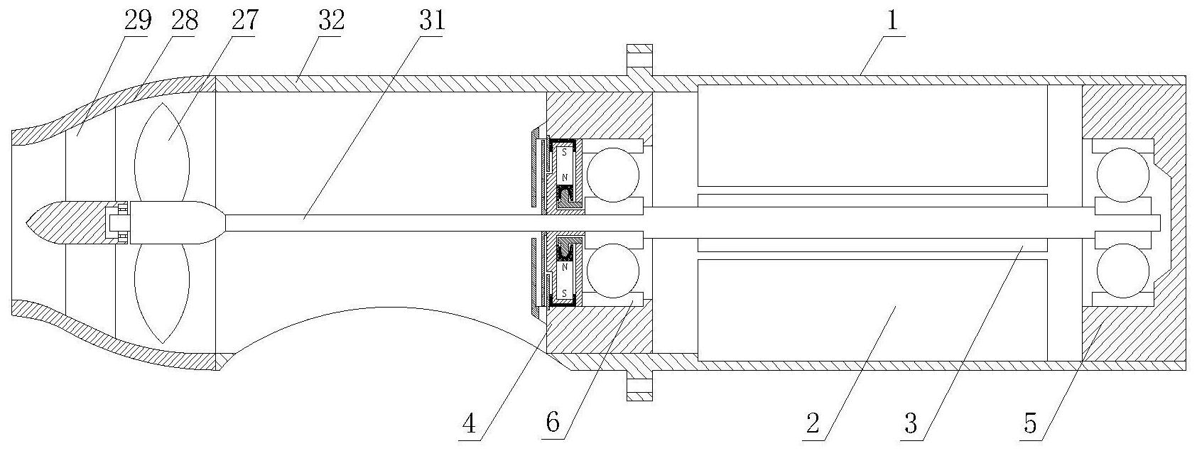 一种密封电动喷泵推进器