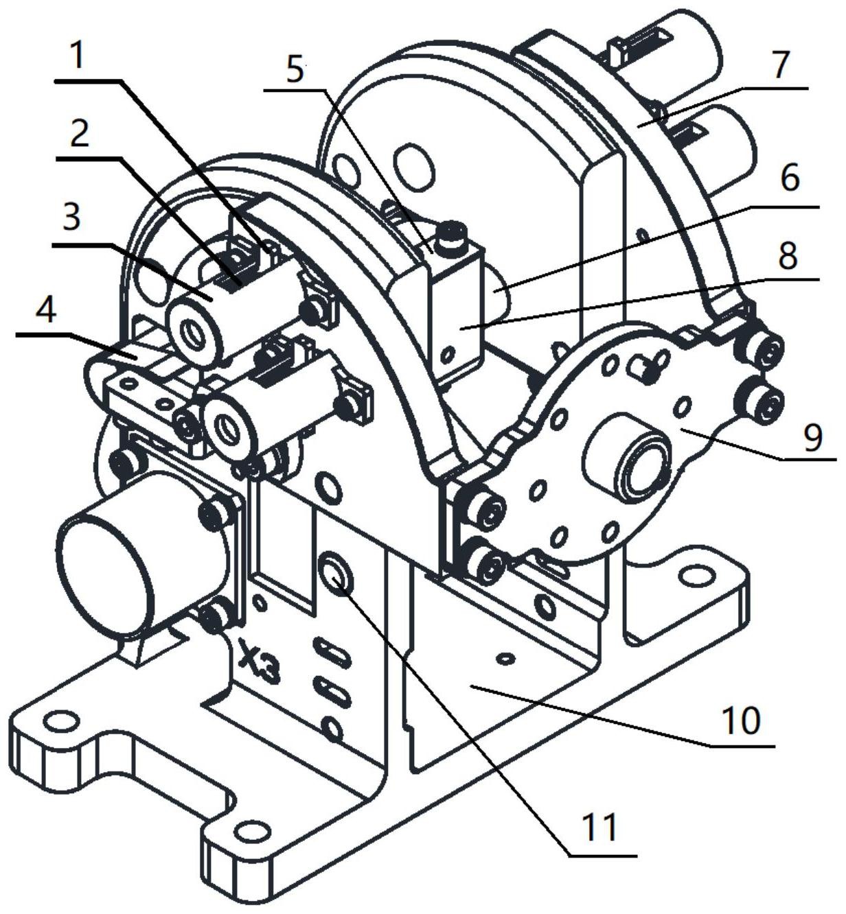 cn112722327a_一种恒力矩涡卷弹簧展开锁定机构