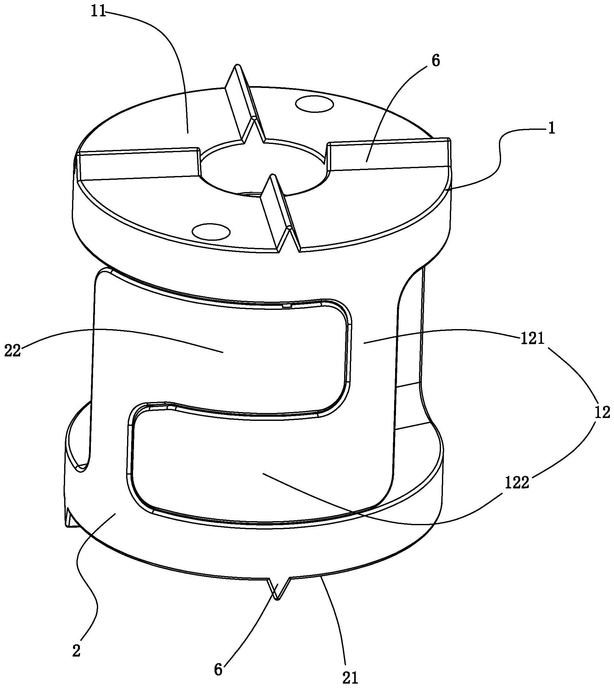 一种旋扣连接装置