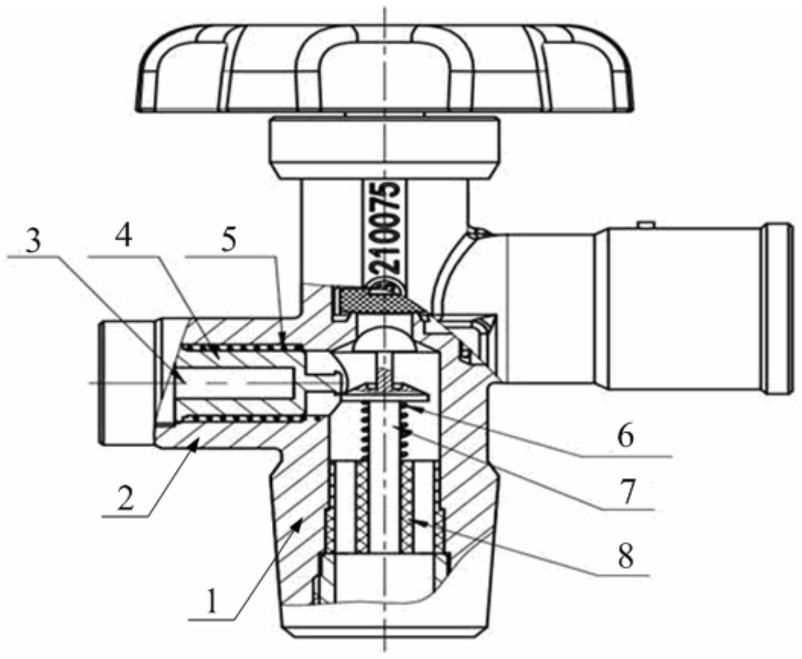 液化气罐阀门结构图图片