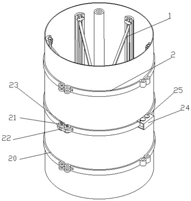 cn112743190a_金属薄壁圆筒热加工防变形柔性工装结构及防变形方法