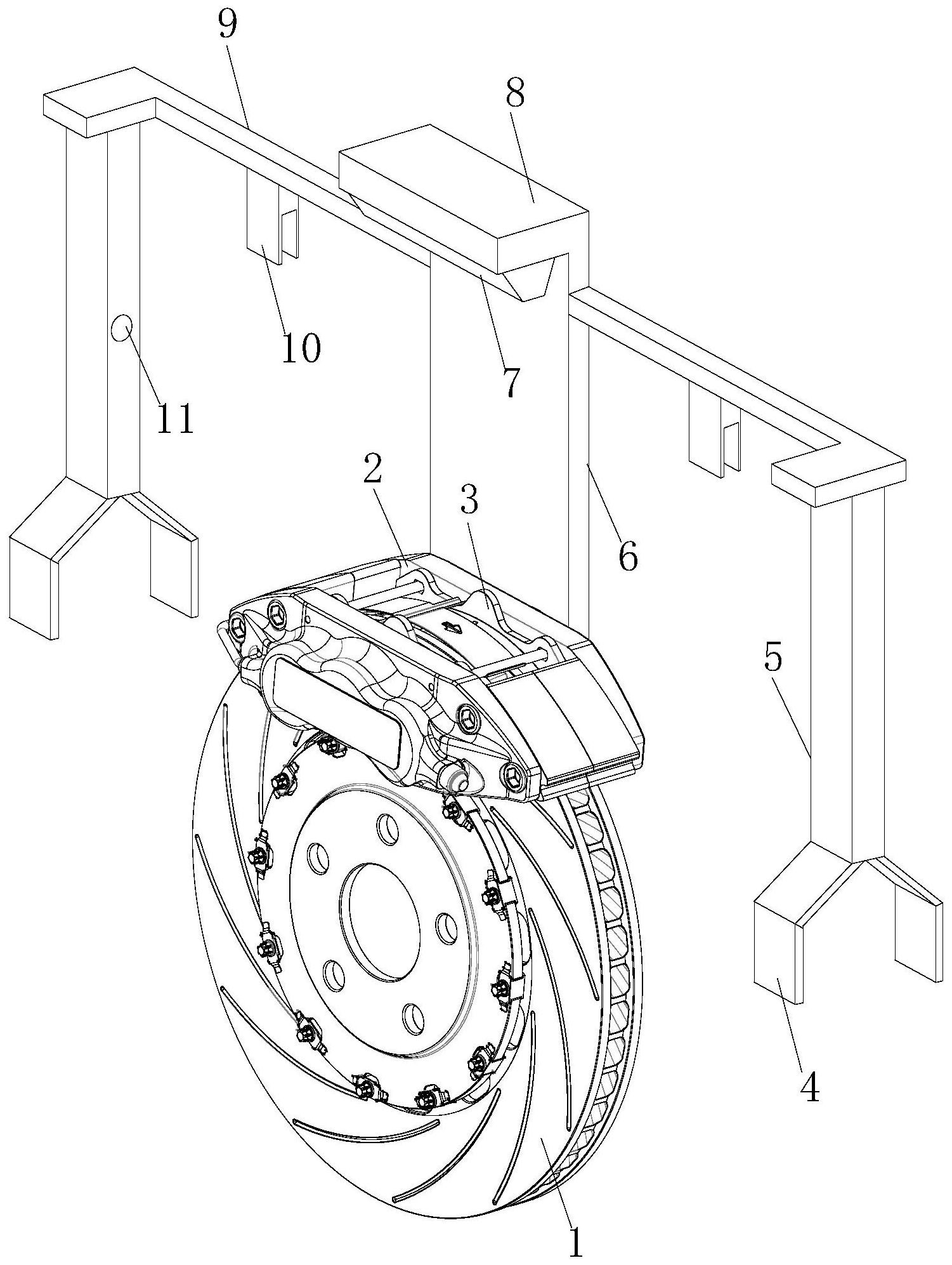 一种用于煤矿中蓄电池电机车的刹车机构