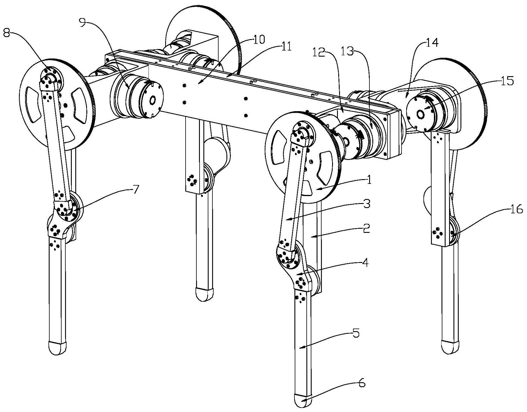 四足机器人行走原理图片