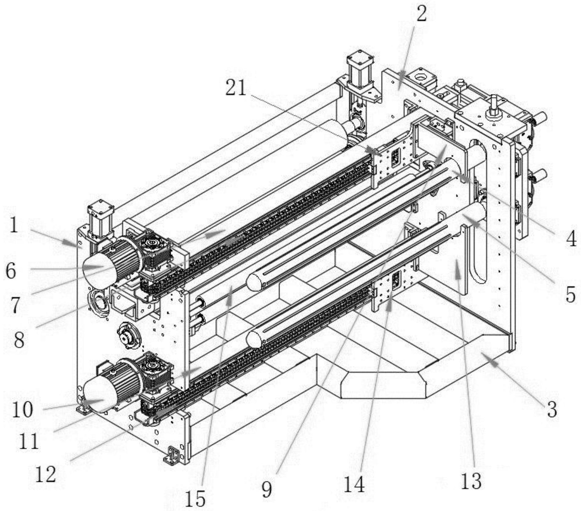 一种高速双工位收卷机及收卷生产工艺