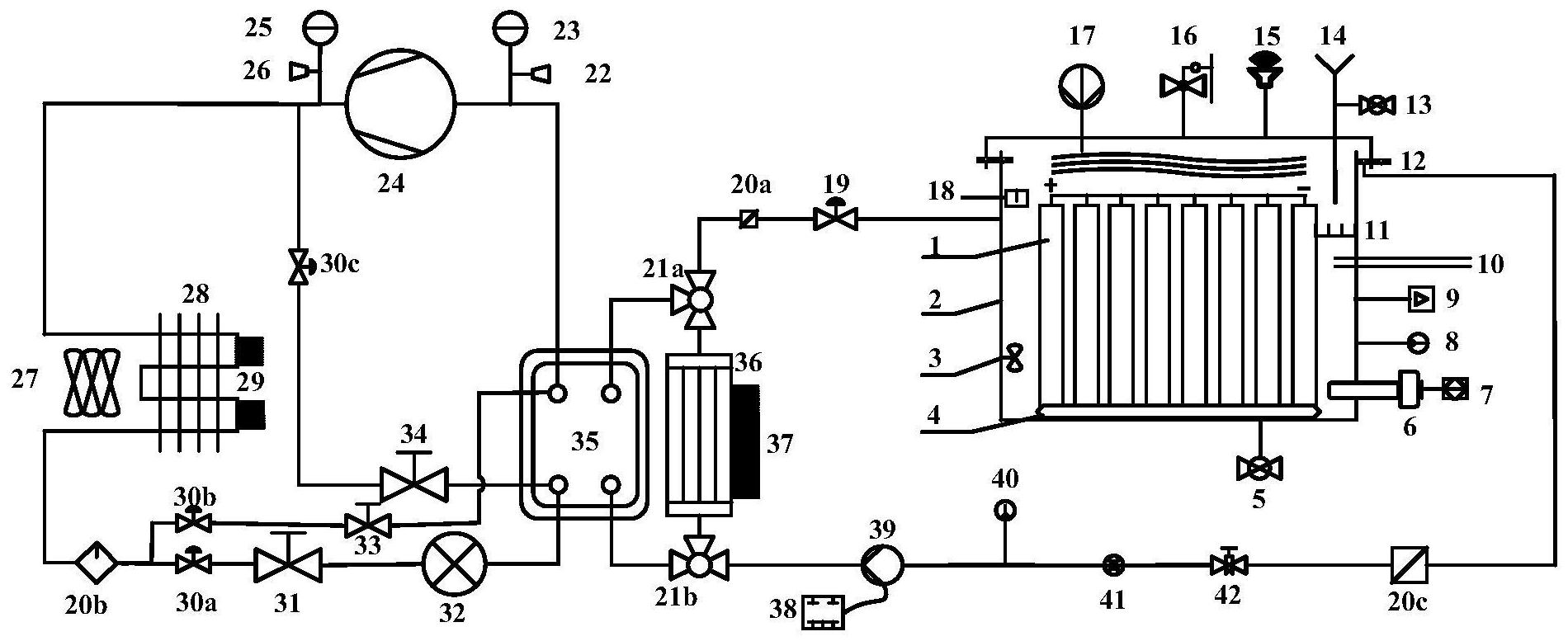 一种主动控制型全浸没式液冷动力电池热管理系统