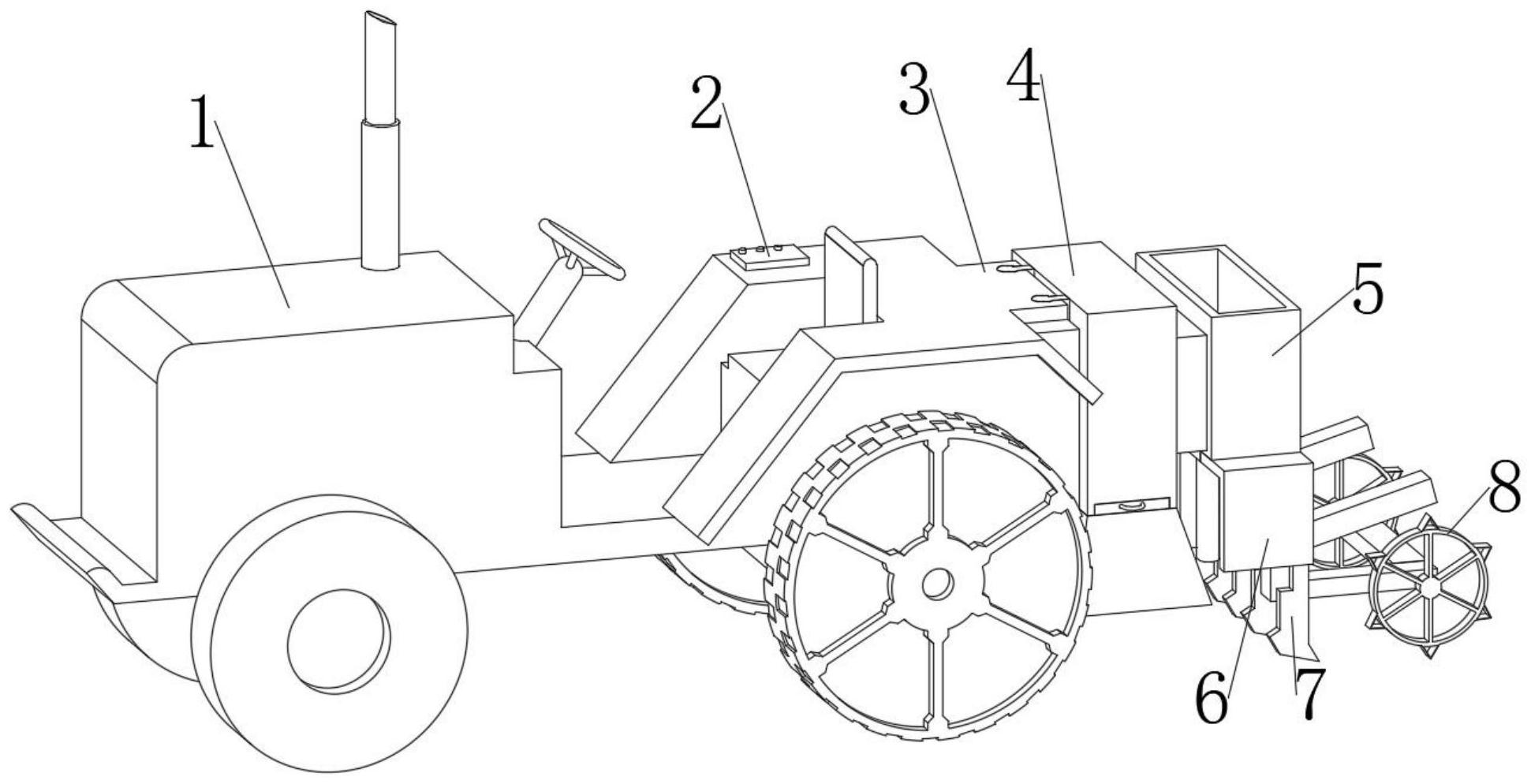 一种快速清仓宽幅精量小麦播种机
