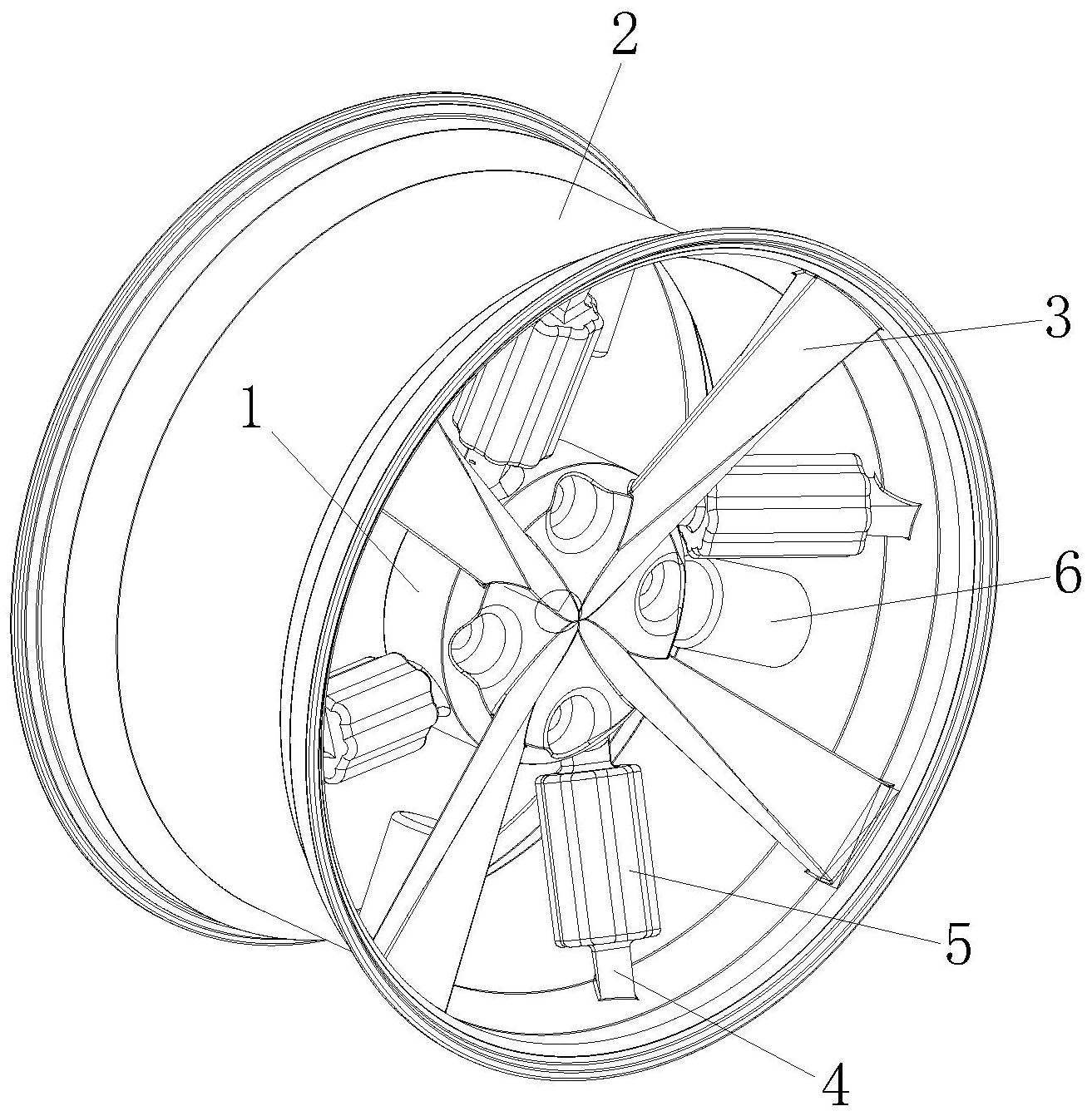 一种减震抗震型重型汽车轮毂