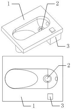 一种防溅水的便池