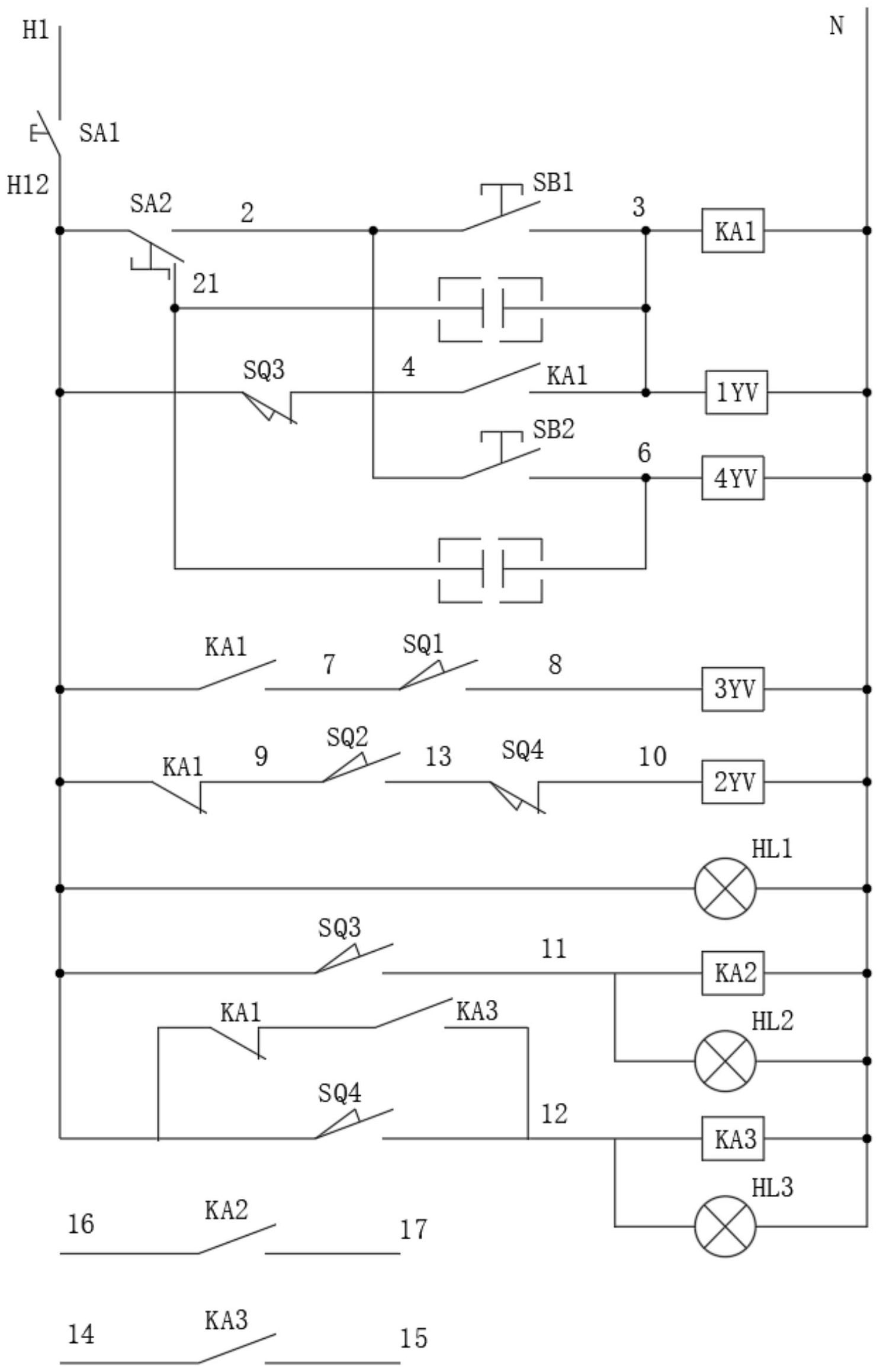 一种磨煤机热风隔离门开到位信号自保持回路的控制装置及方法