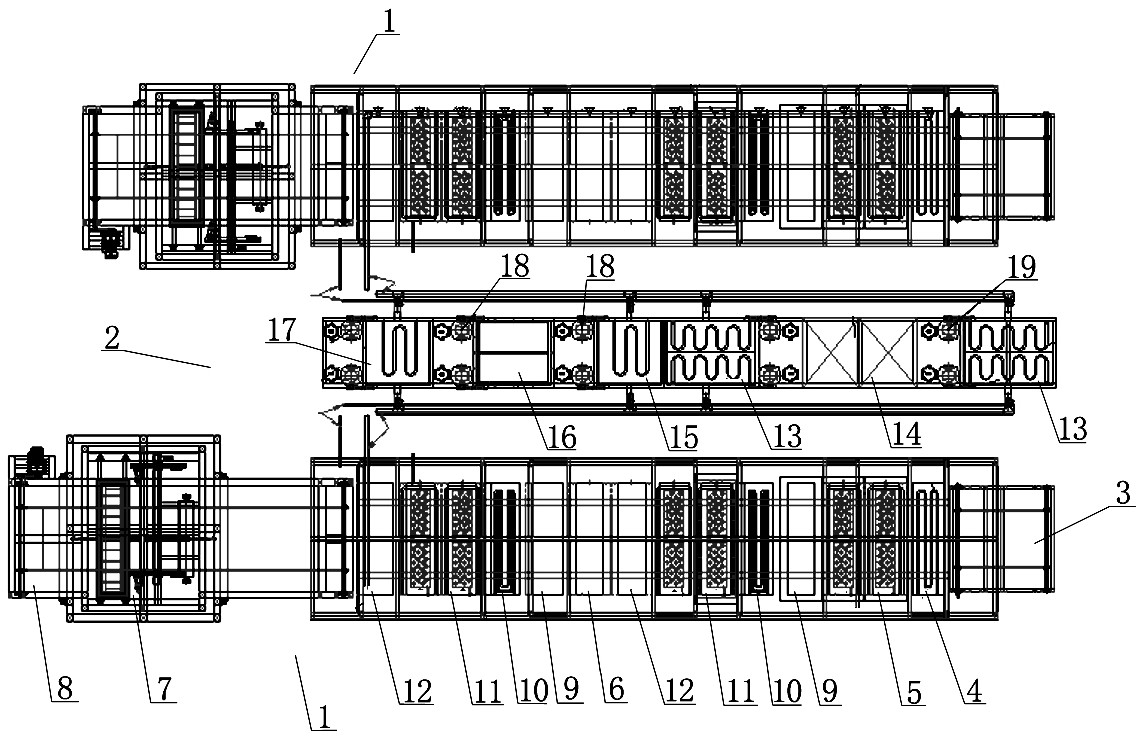 一种铝制板翅式换热器传热翅片的自动清洗装置