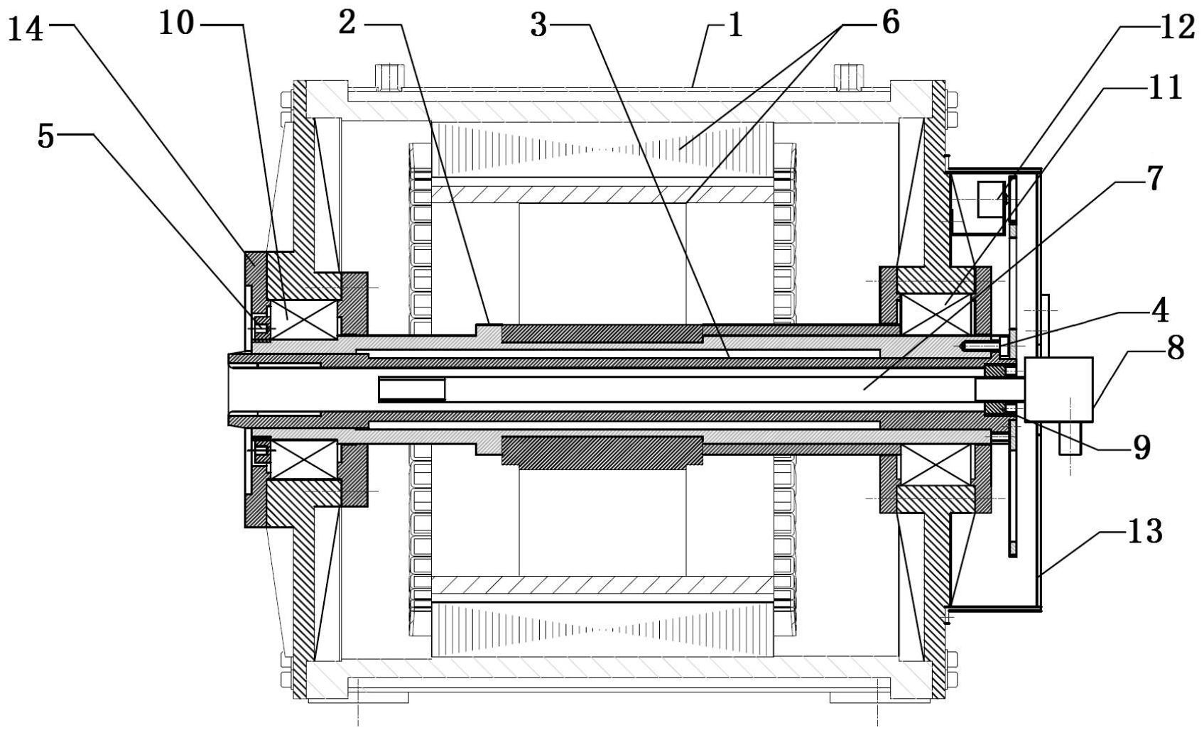 一种具有可拆卸结构的空心直驱力矩电机