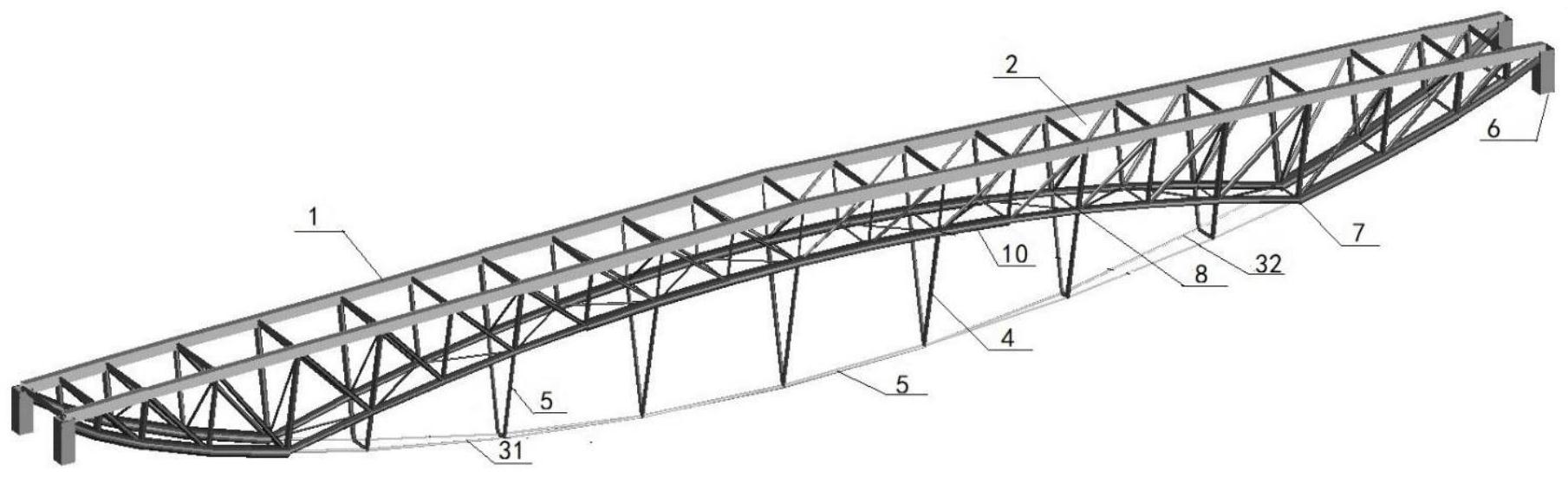 20米桁架结构图图片