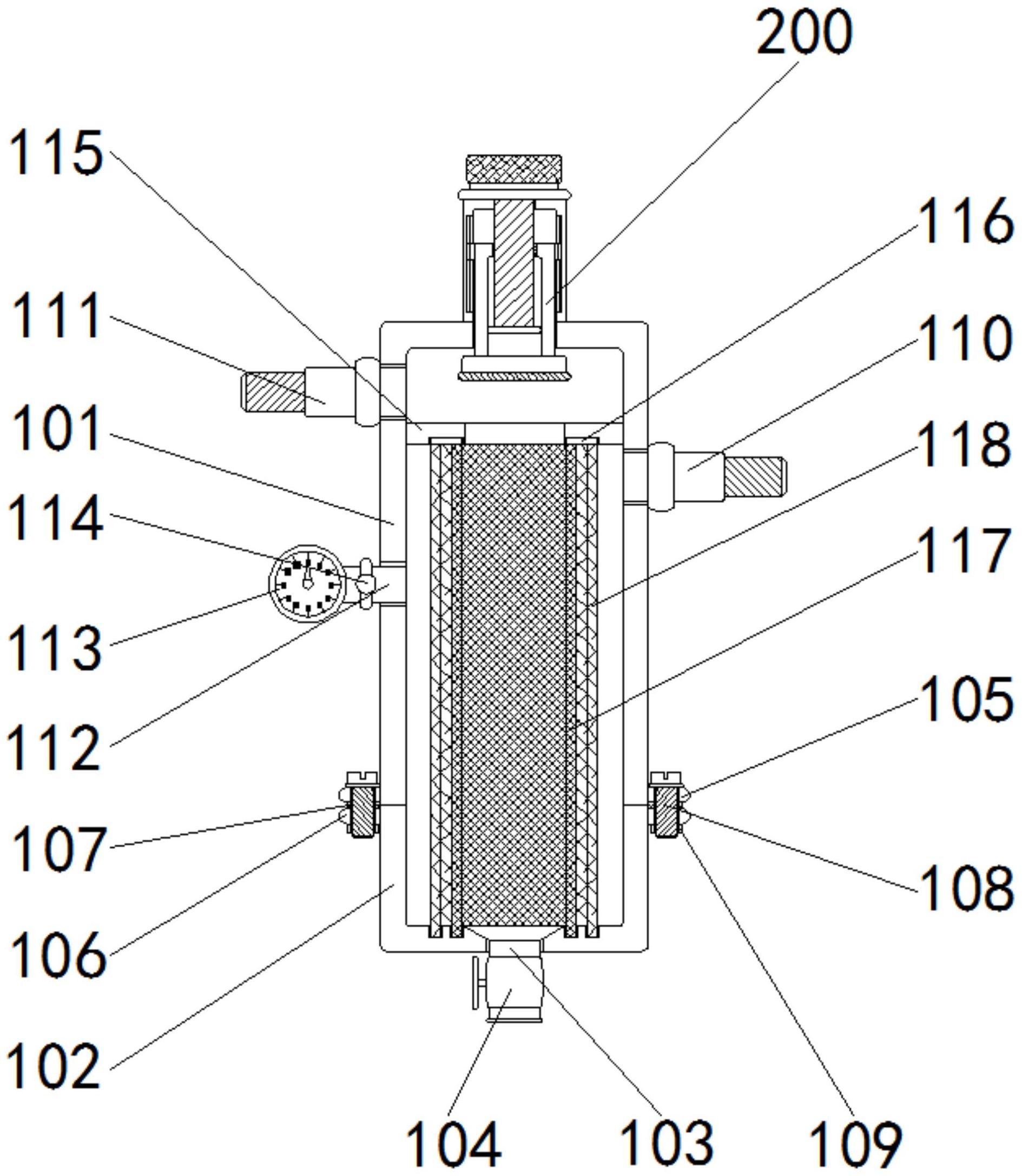 cn113018940a_前置过滤器新型过滤结构组件