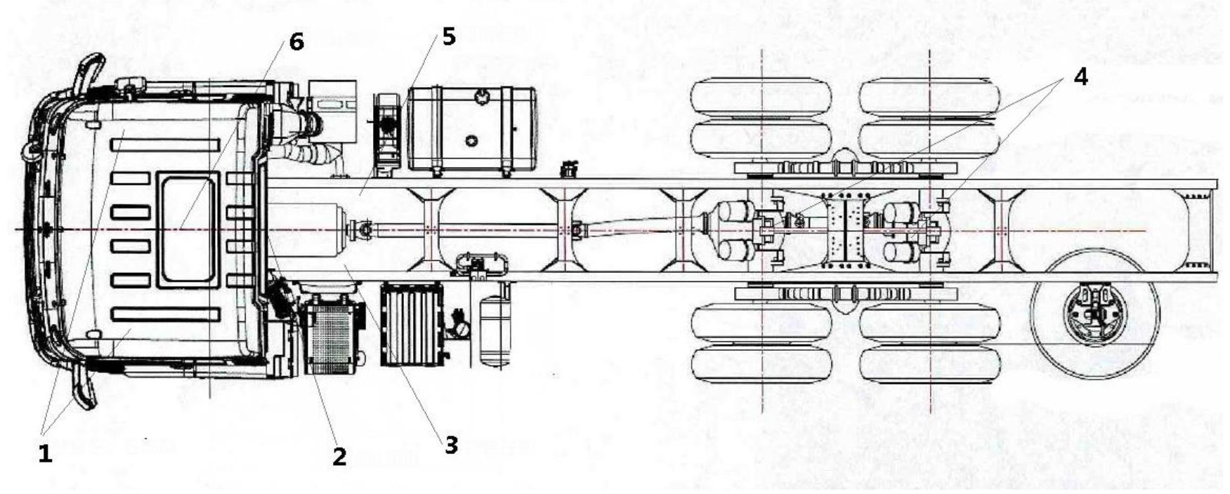 重卡底盘结构图详解图片