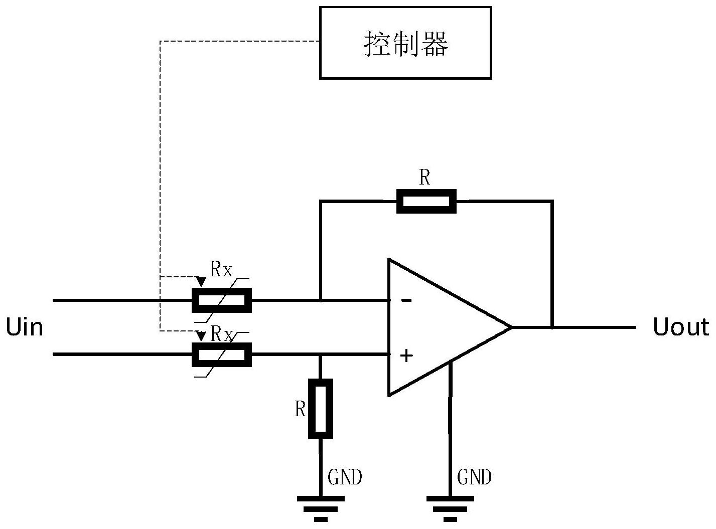 一种基于可变差分和匹配电阻的电压差分采样电路