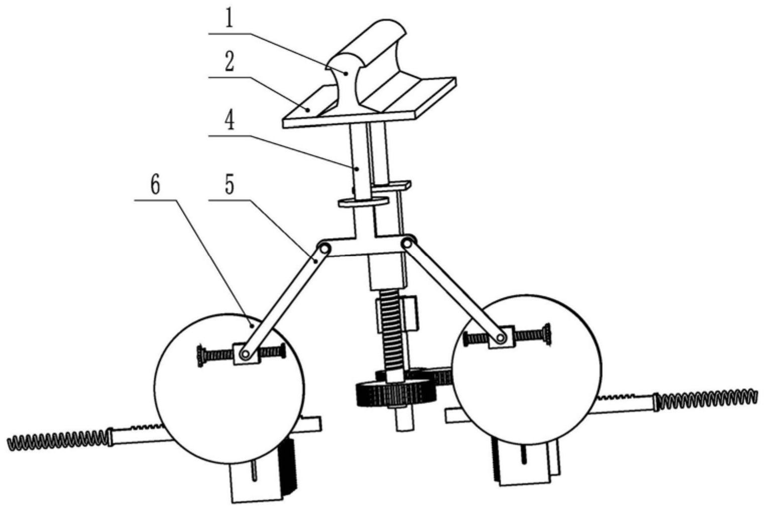 导电轨道用抗震装置