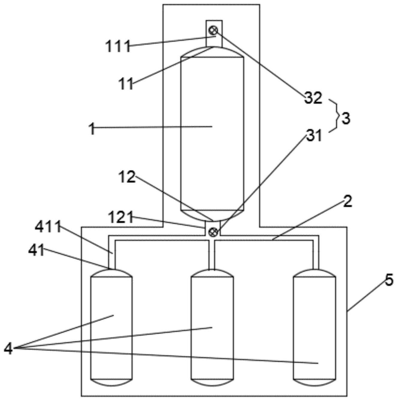 一种氢能汽车专用的集成式储氢罐