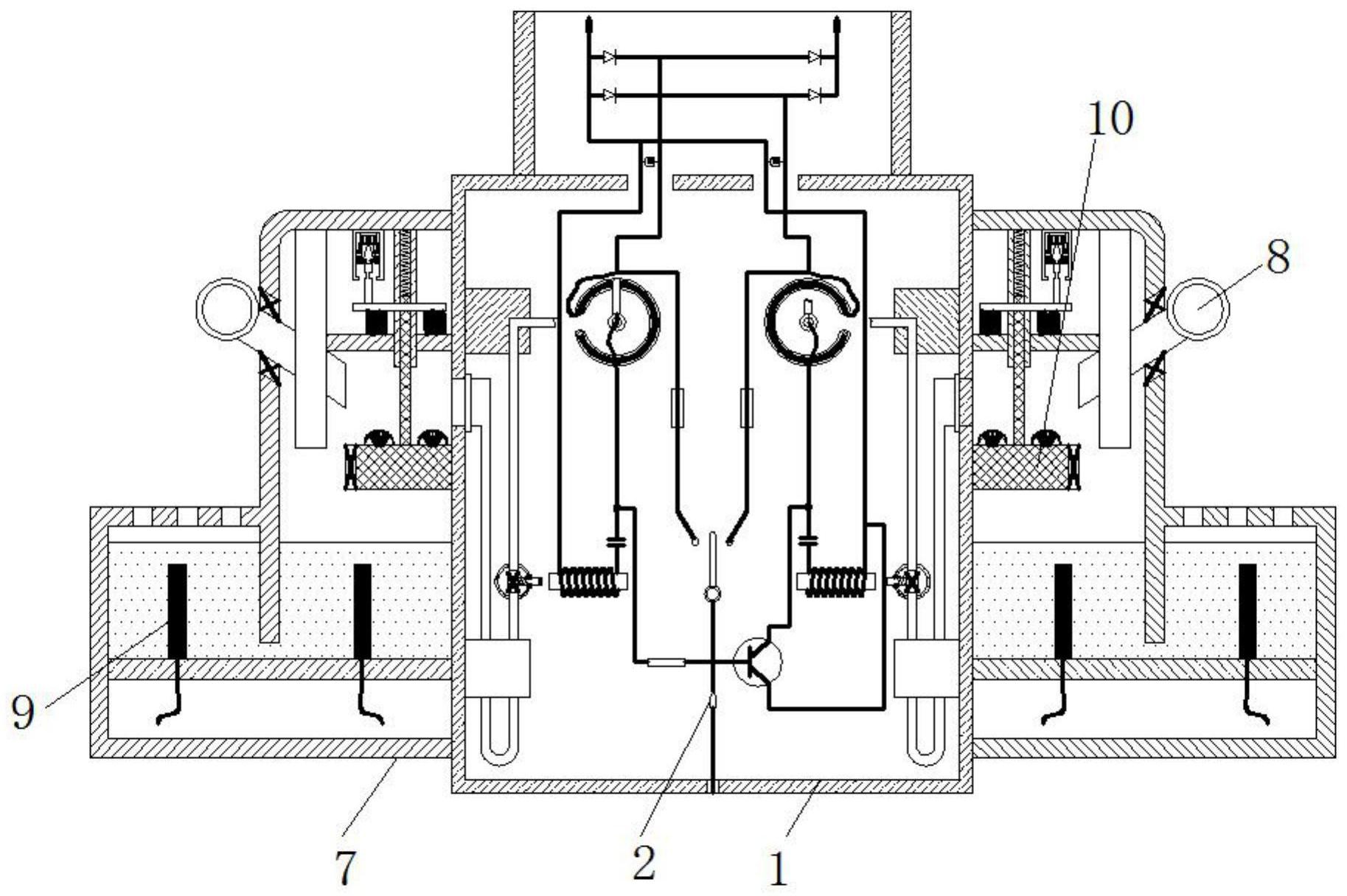 一种交流双电切换装置硬件故障时的自动闭锁机构