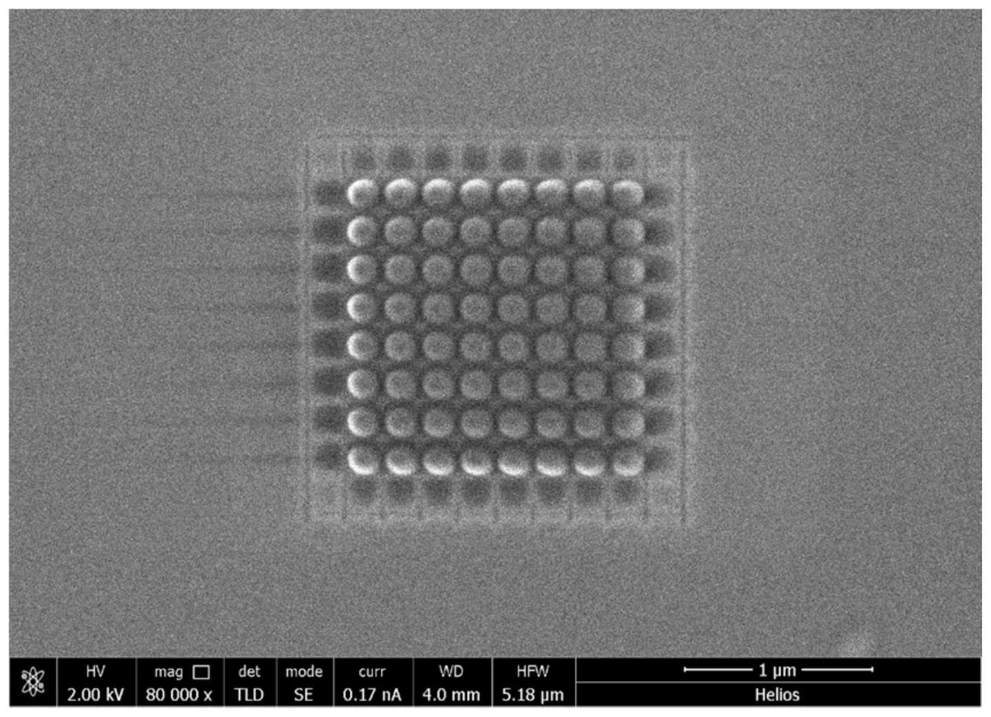 一种利用聚焦离子束加工纳米双极电极阵列的方法及用途