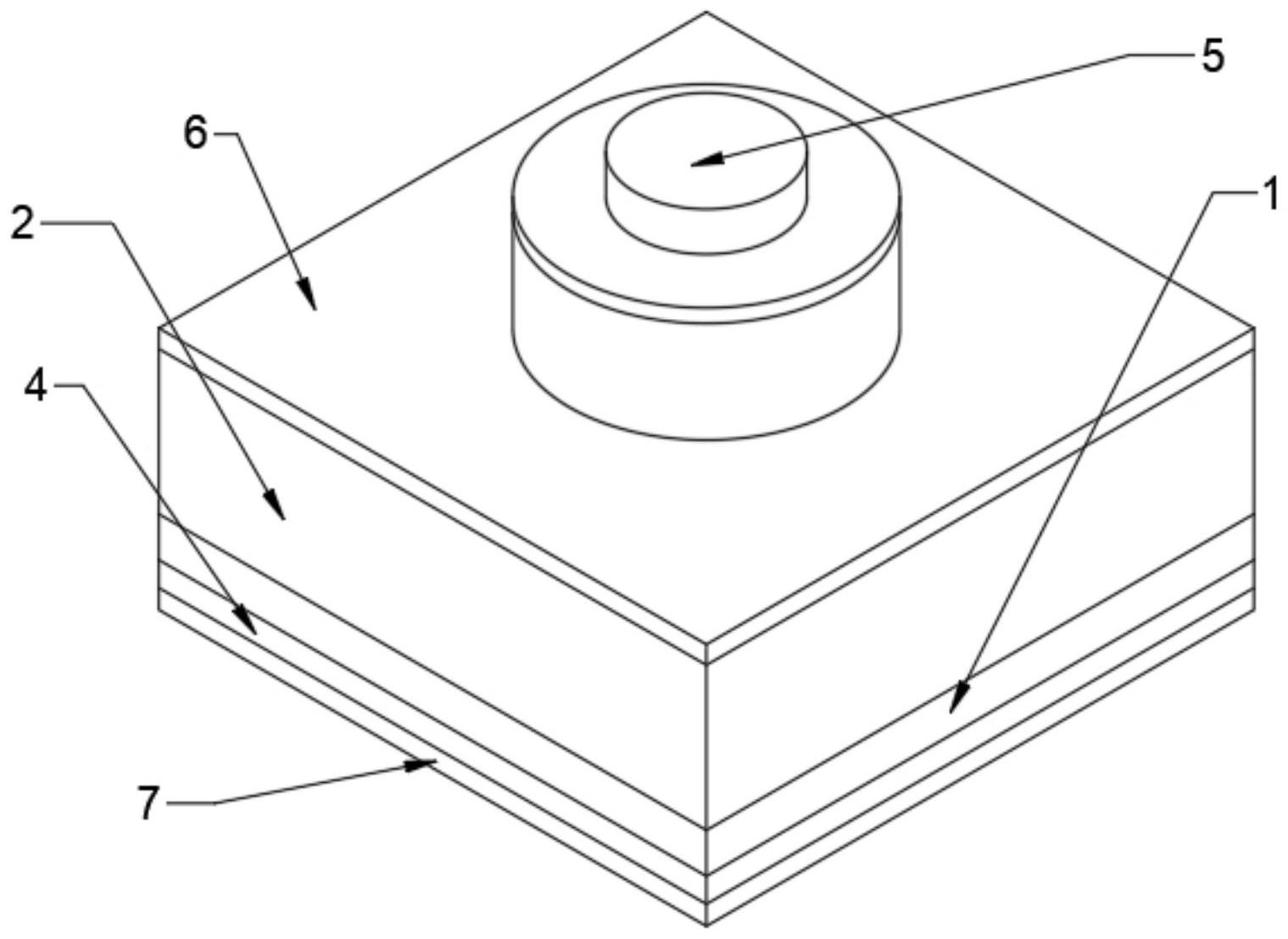 一种基于化合物半导体材料紫外vcsel芯片及制作方法