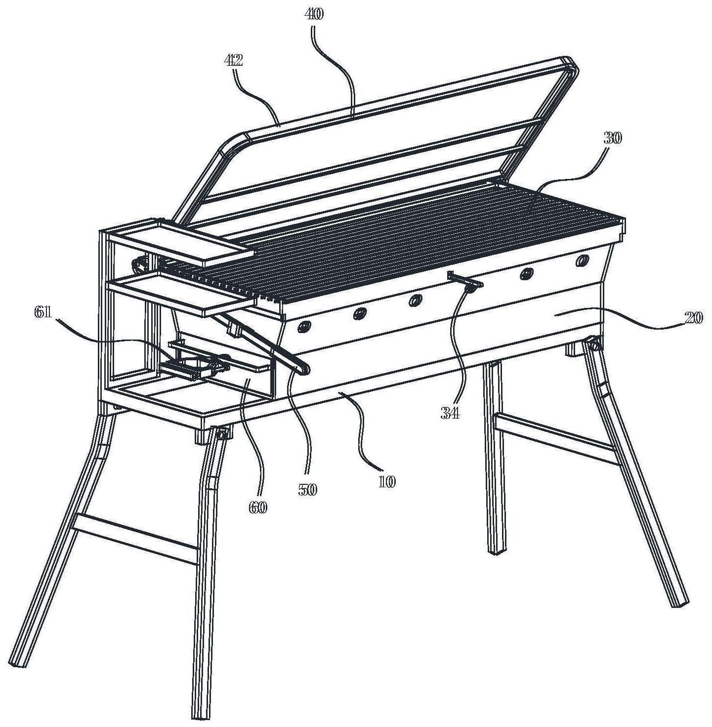 自制烧烤架子设计图图片