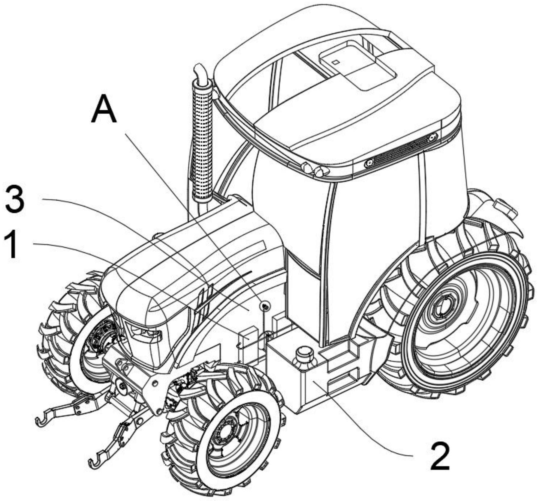 一种具有动力切换功能的油电双动力四轮拖拉机