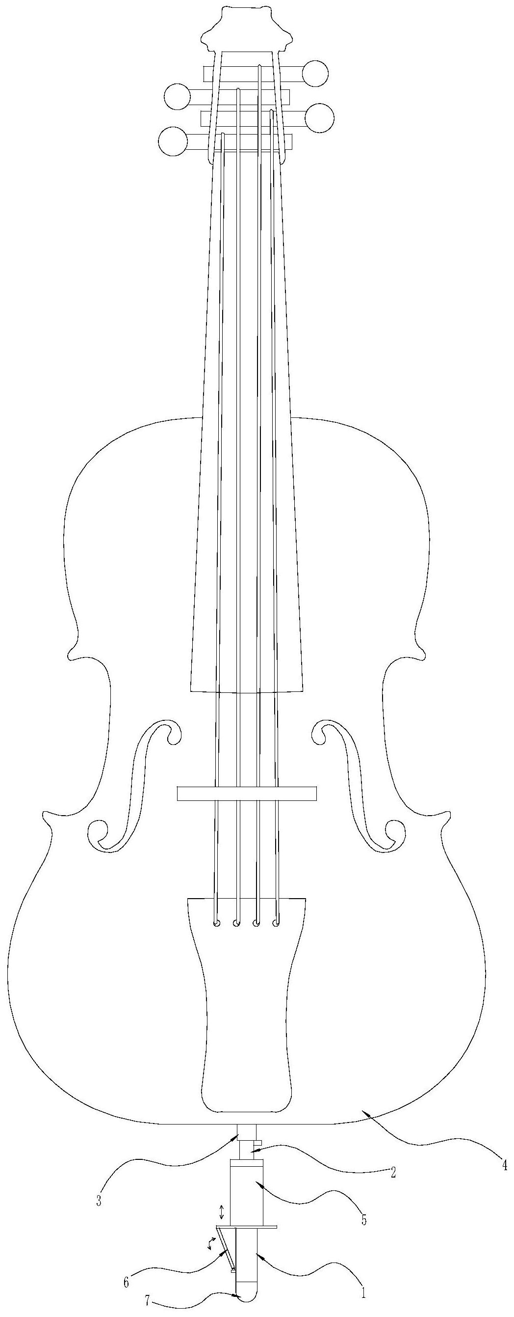 大提琴简笔画图片图片
