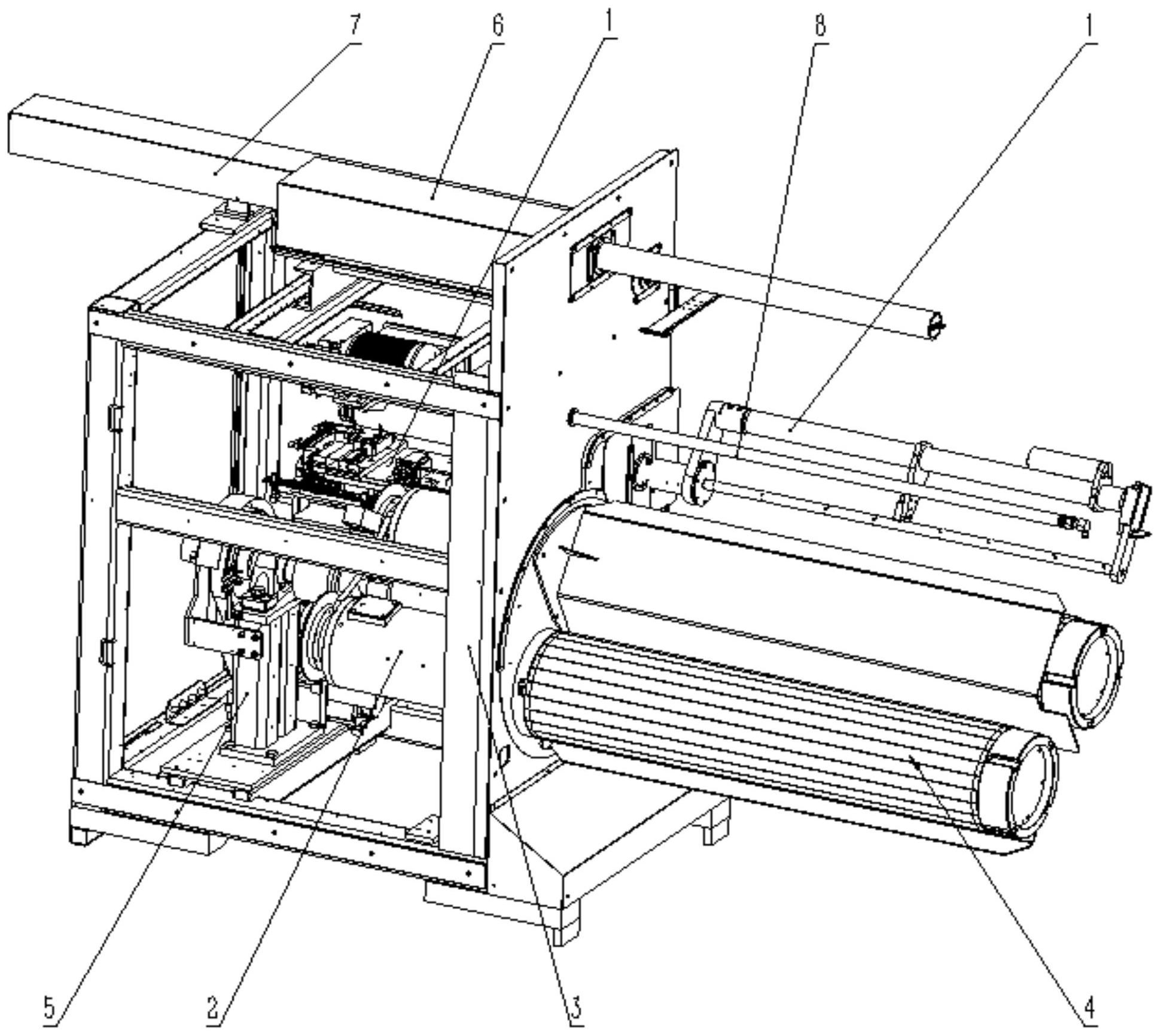 化纤纺丝机机械图图片