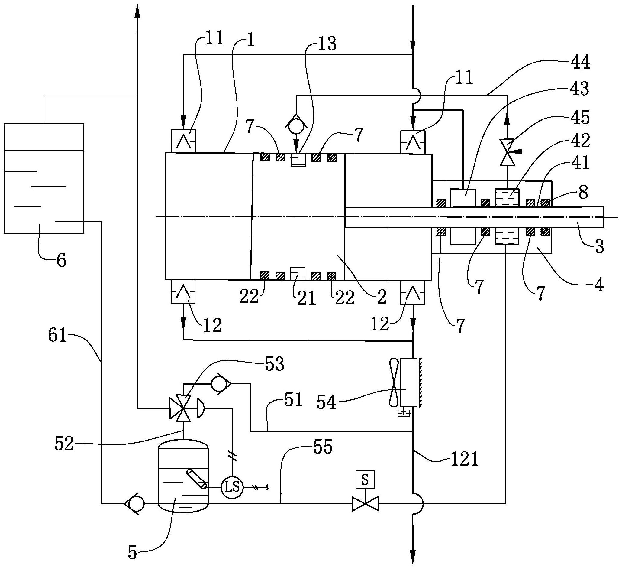 一种往复式压缩机无泵润滑密封系统及方法