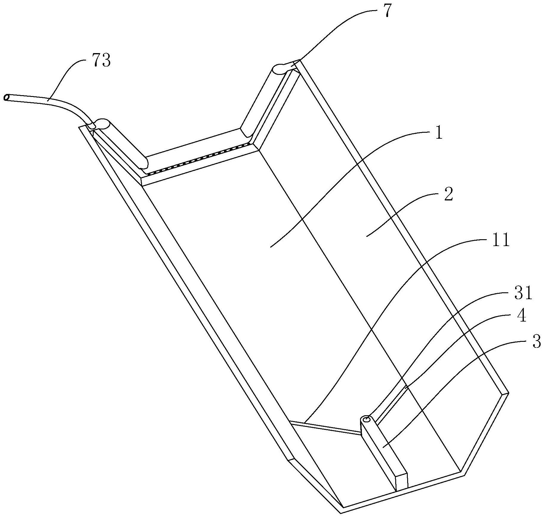 一种用于输电线路基础混凝土浇筑的溜槽