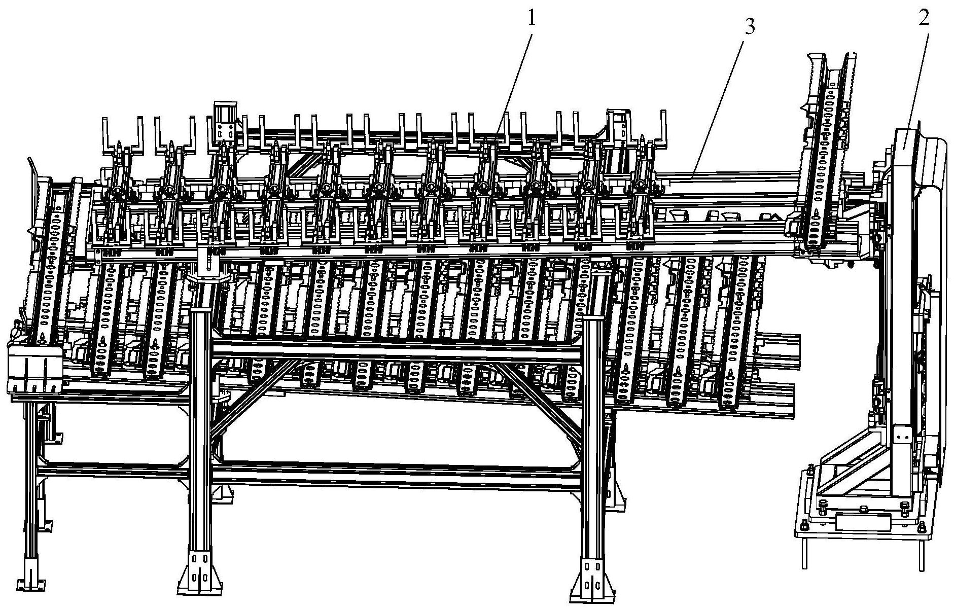 一种重力积放链系统