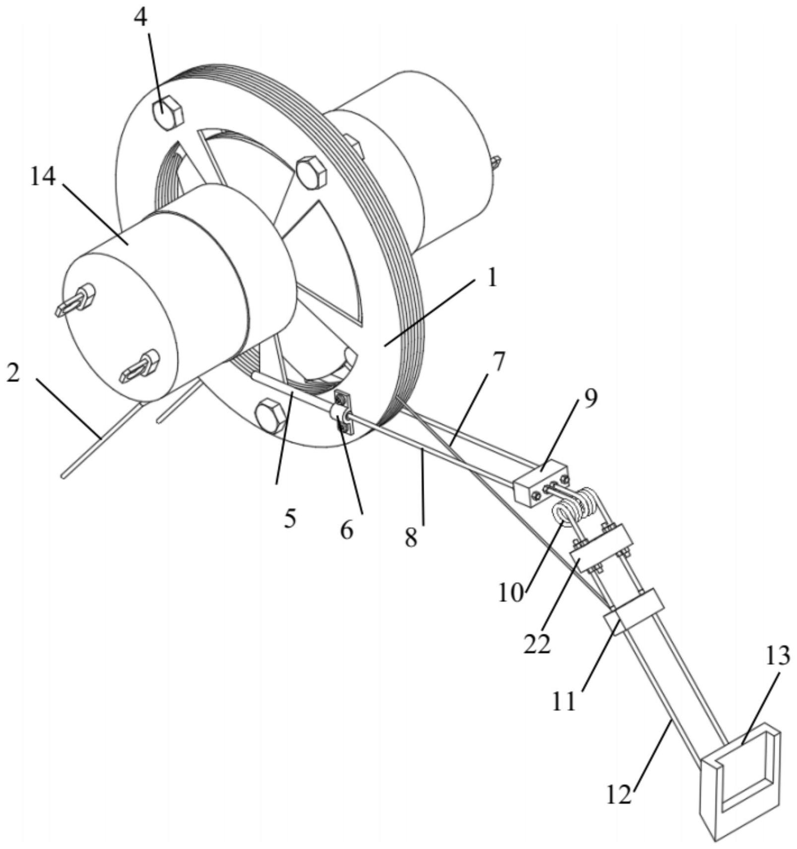 一种仿蝗虫跳跃机器人后腿机构