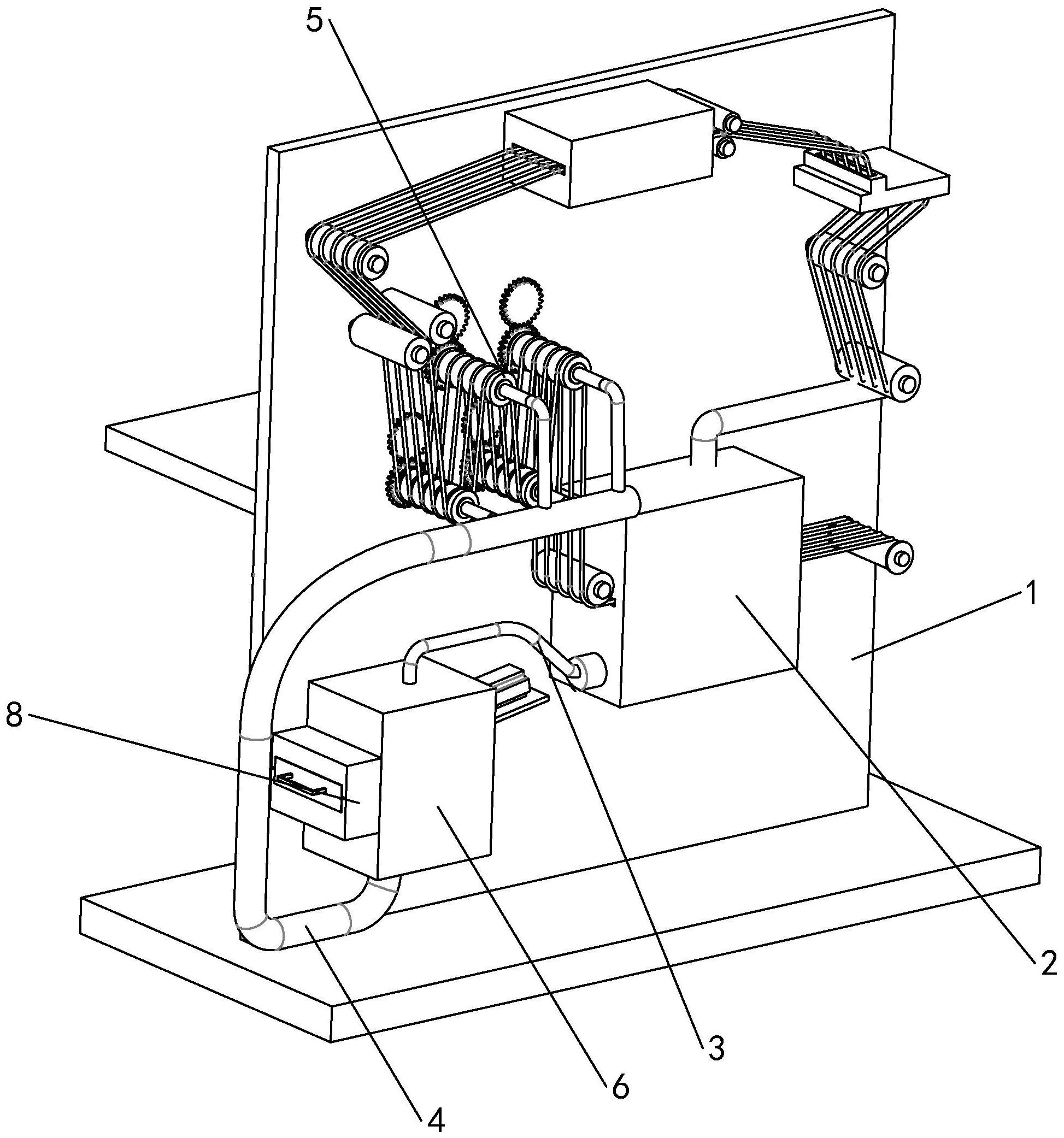 一种便于冷却的加弹机