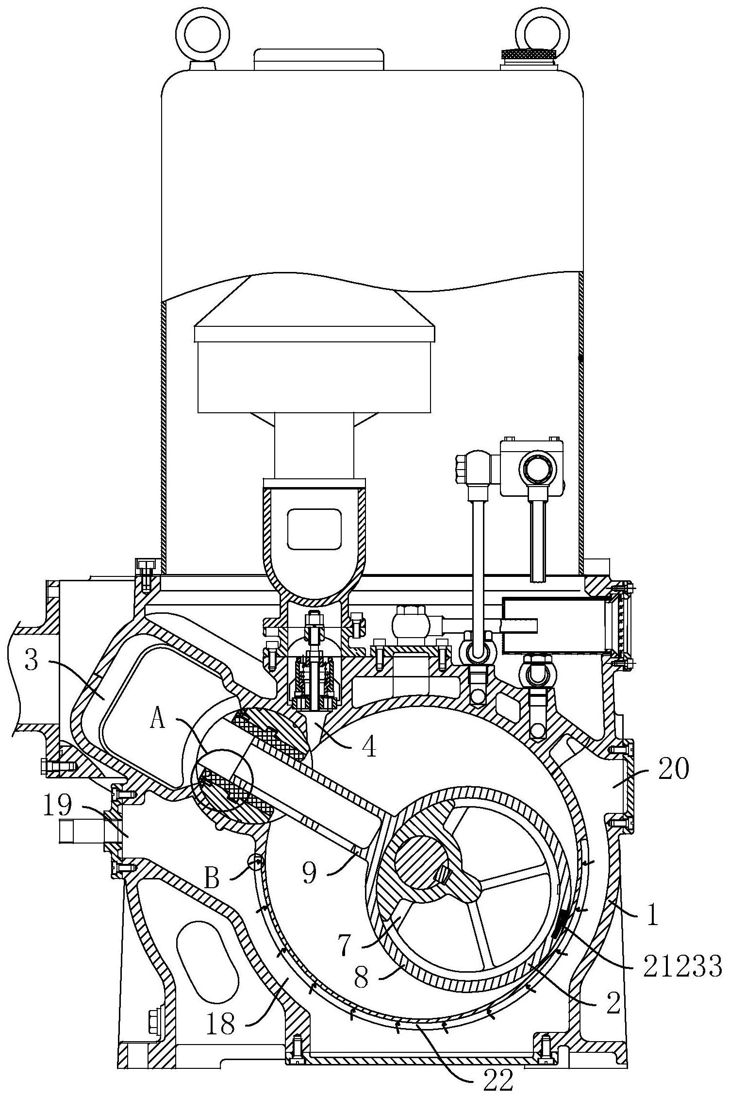 滑阀真空泵内部结构图图片