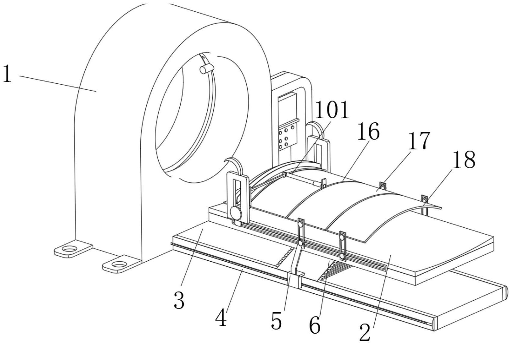 具有防辐射功能的ct检查床