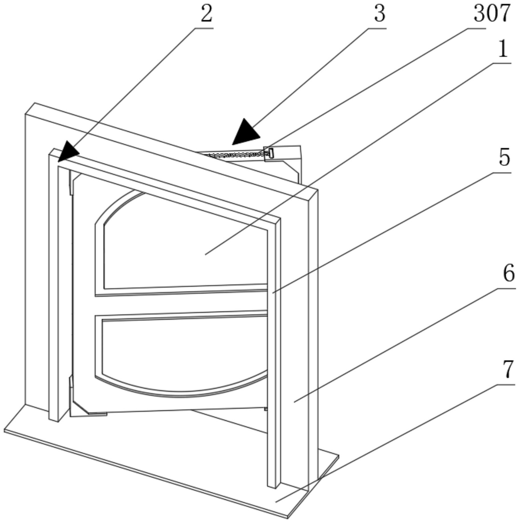 一种双向开合的木质门