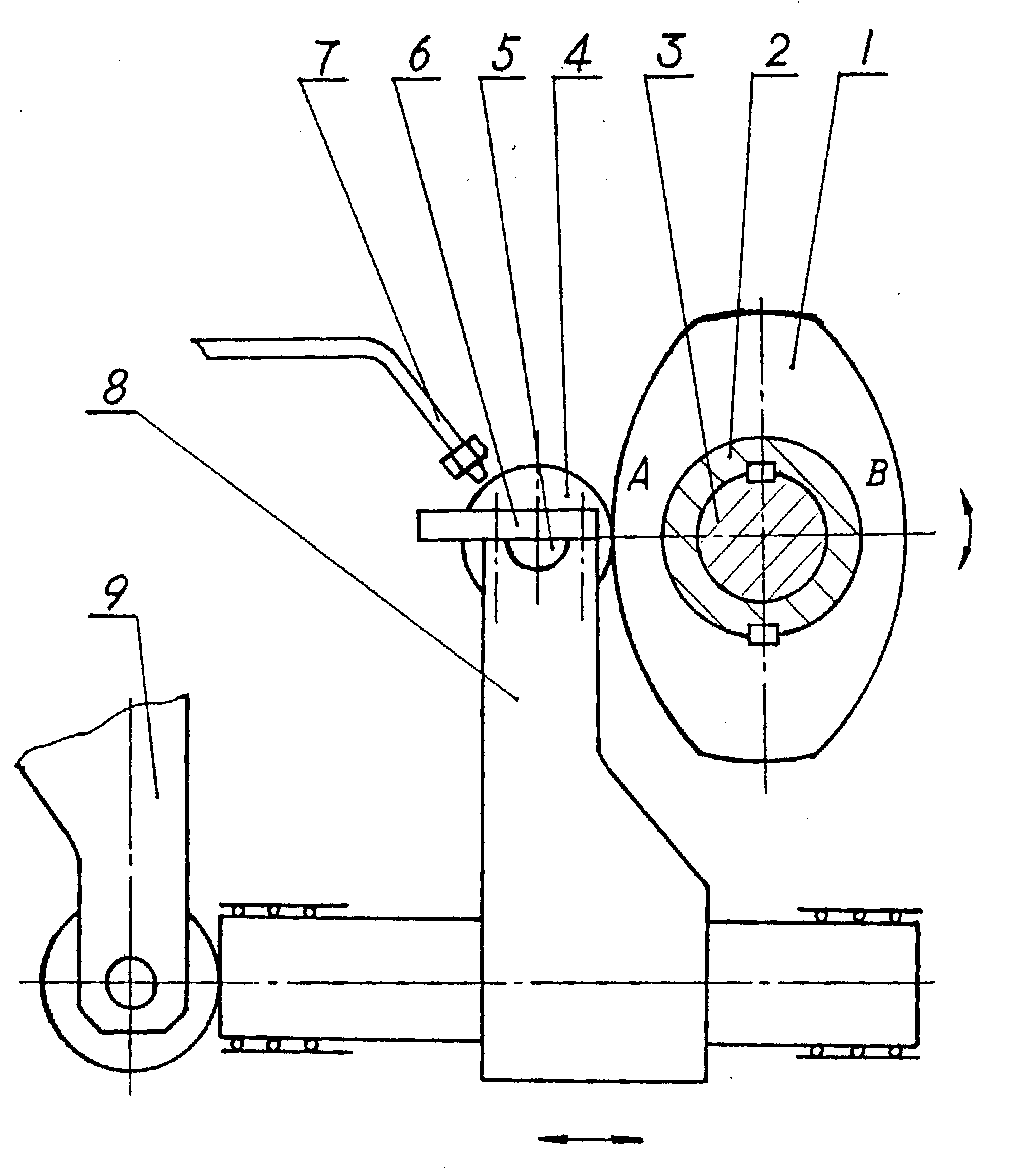 轧辊磨床仿形机构