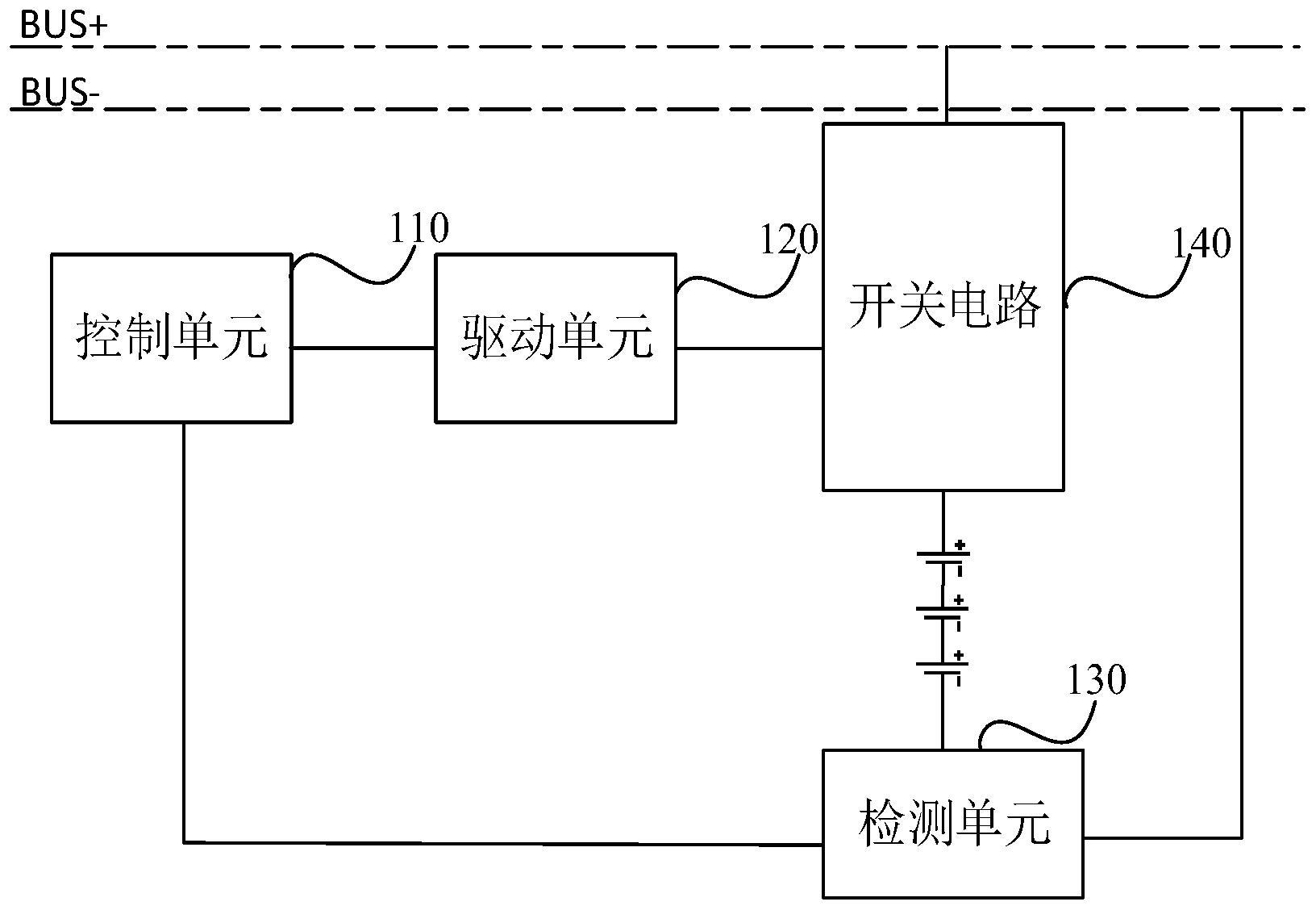 電池簇間均流控制電路系統以及方法