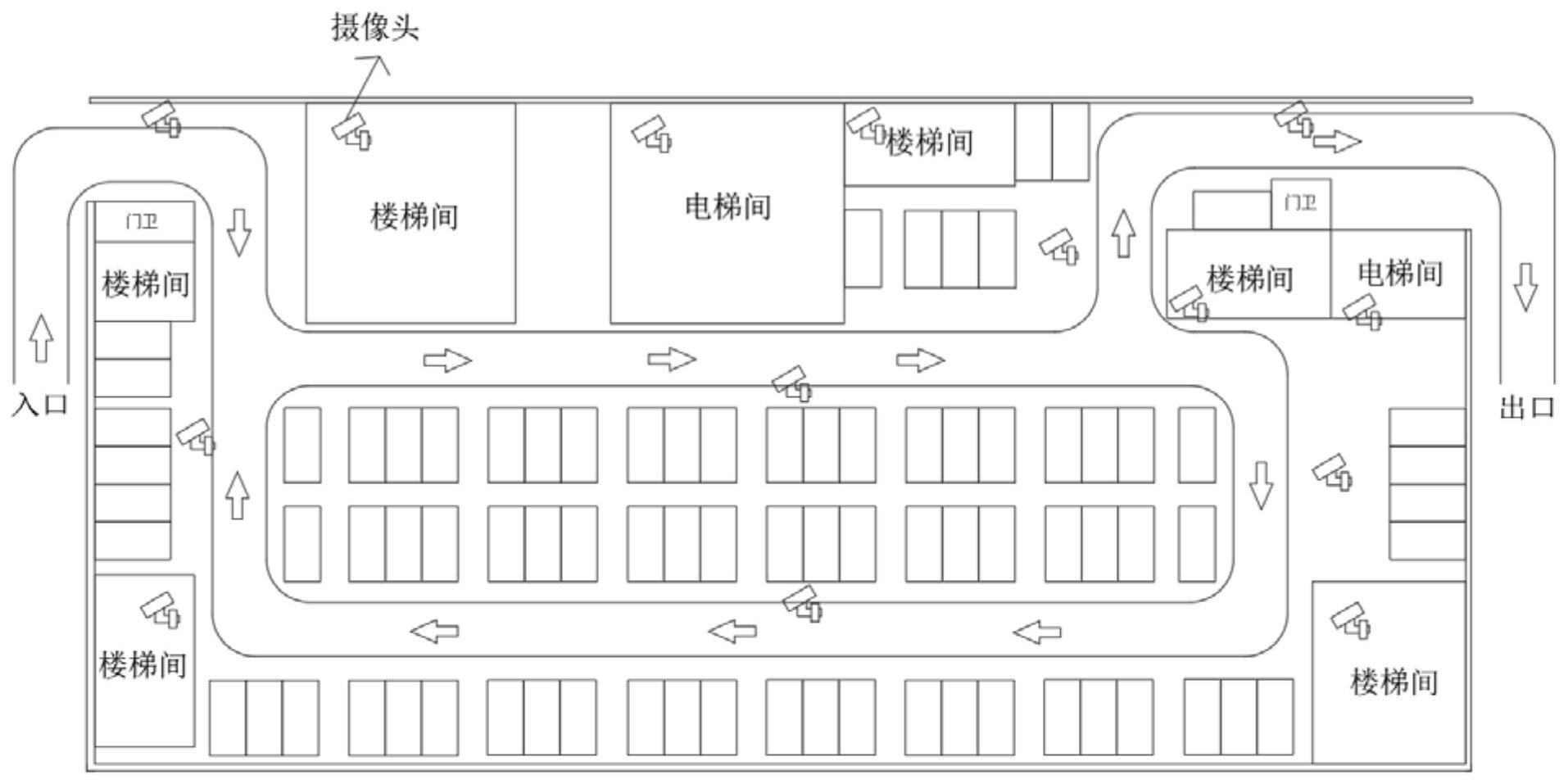 一种停车场的监控图像识别处理方法及装置