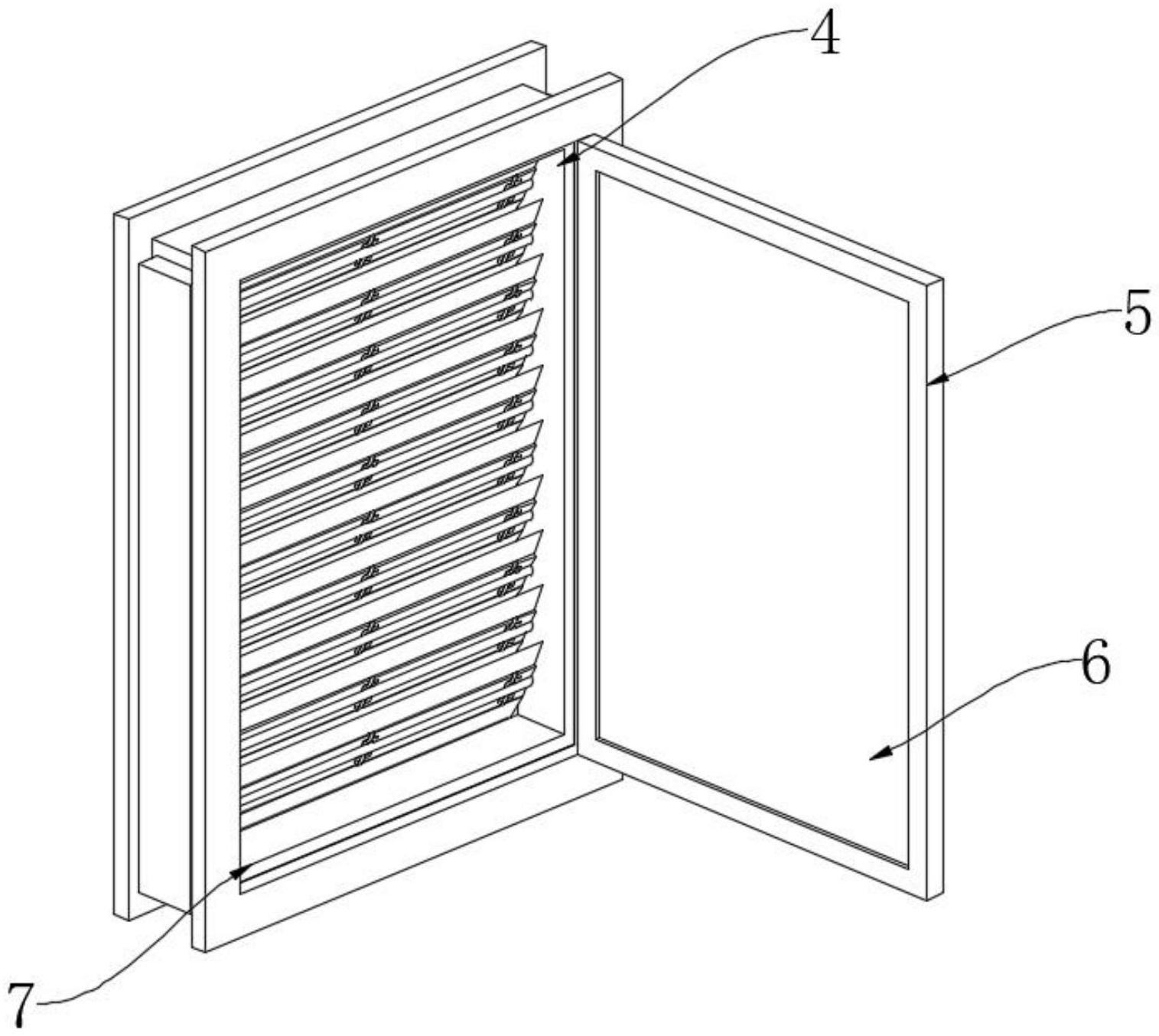 一种多组合内置百叶中空玻璃百叶窗