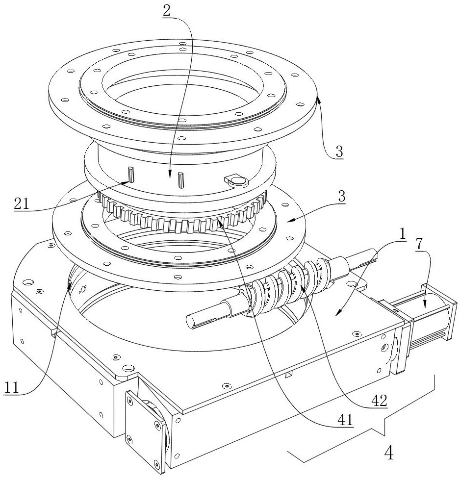 一种高精度中空旋转平台