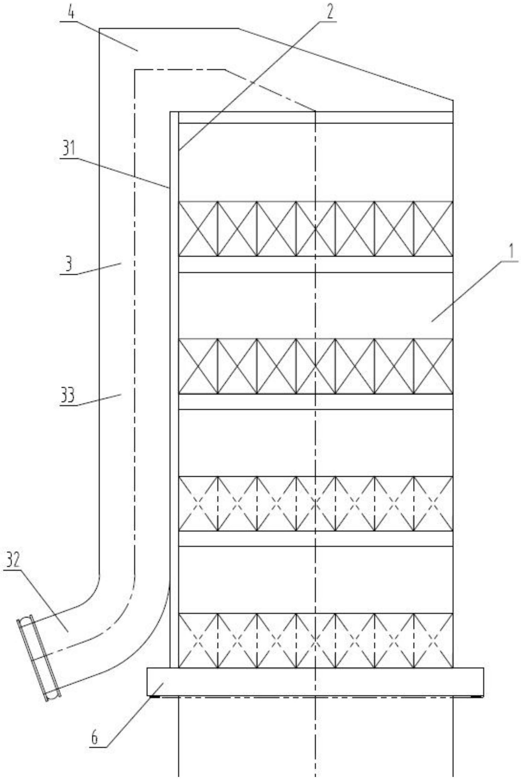 一种锅炉scr烟道及反应器
