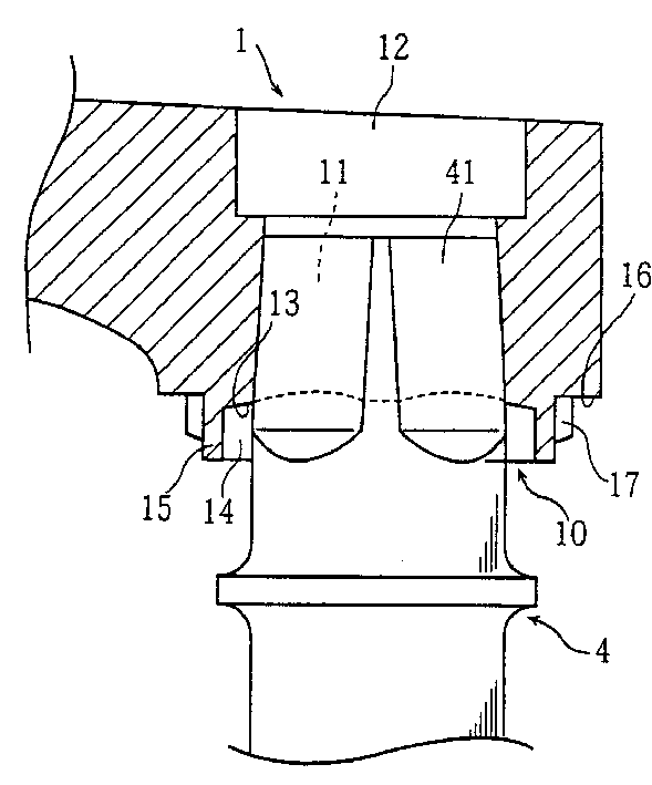 一种自行车用曲柄臂(a),具有安装在自行车曲轴(4)上的基端部,中间臂部