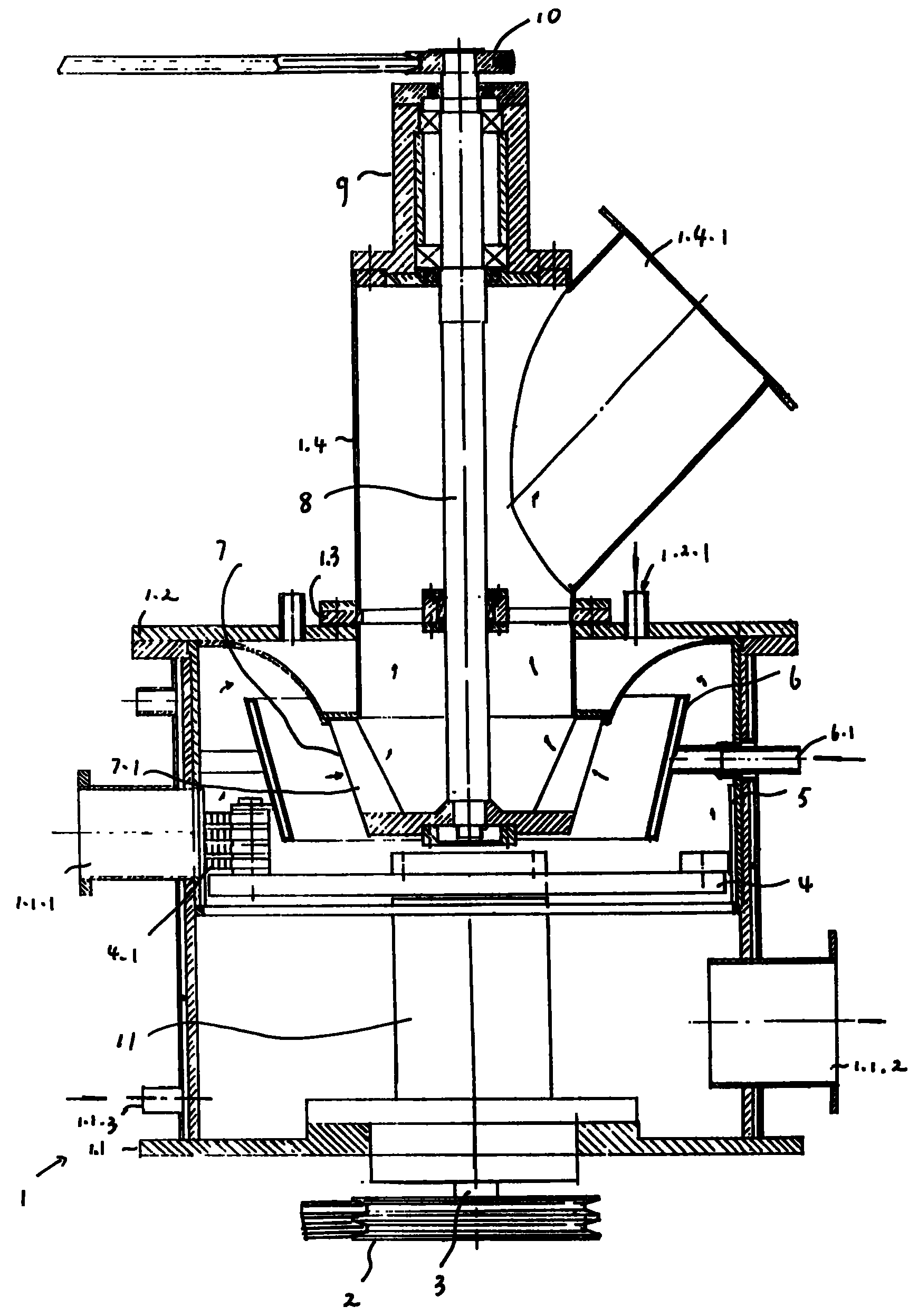 立式超微粉碎机